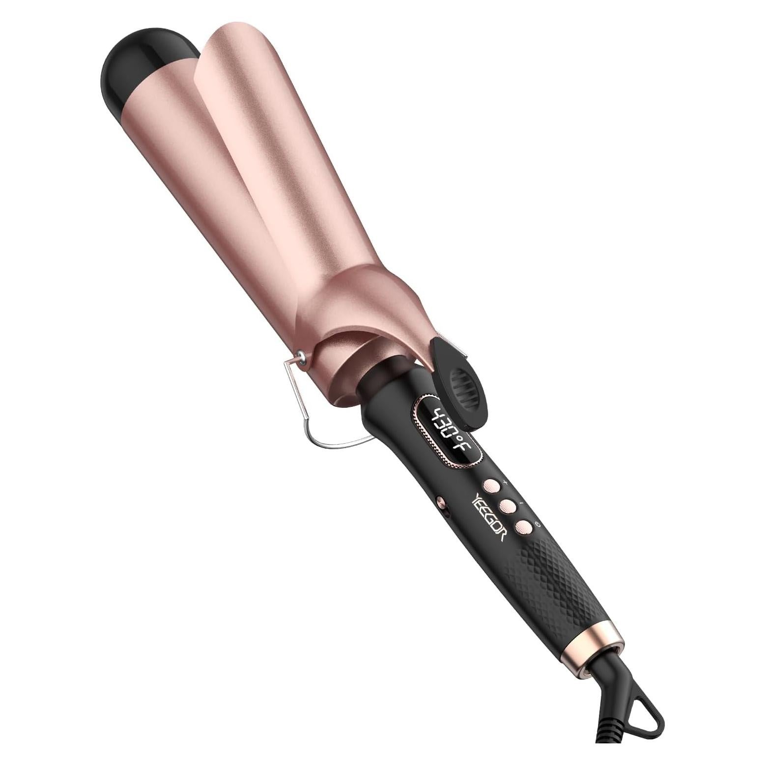 Plancha de Rizar YEEGOR 5.08 cm Doble Voltaje 12 Temperaturas