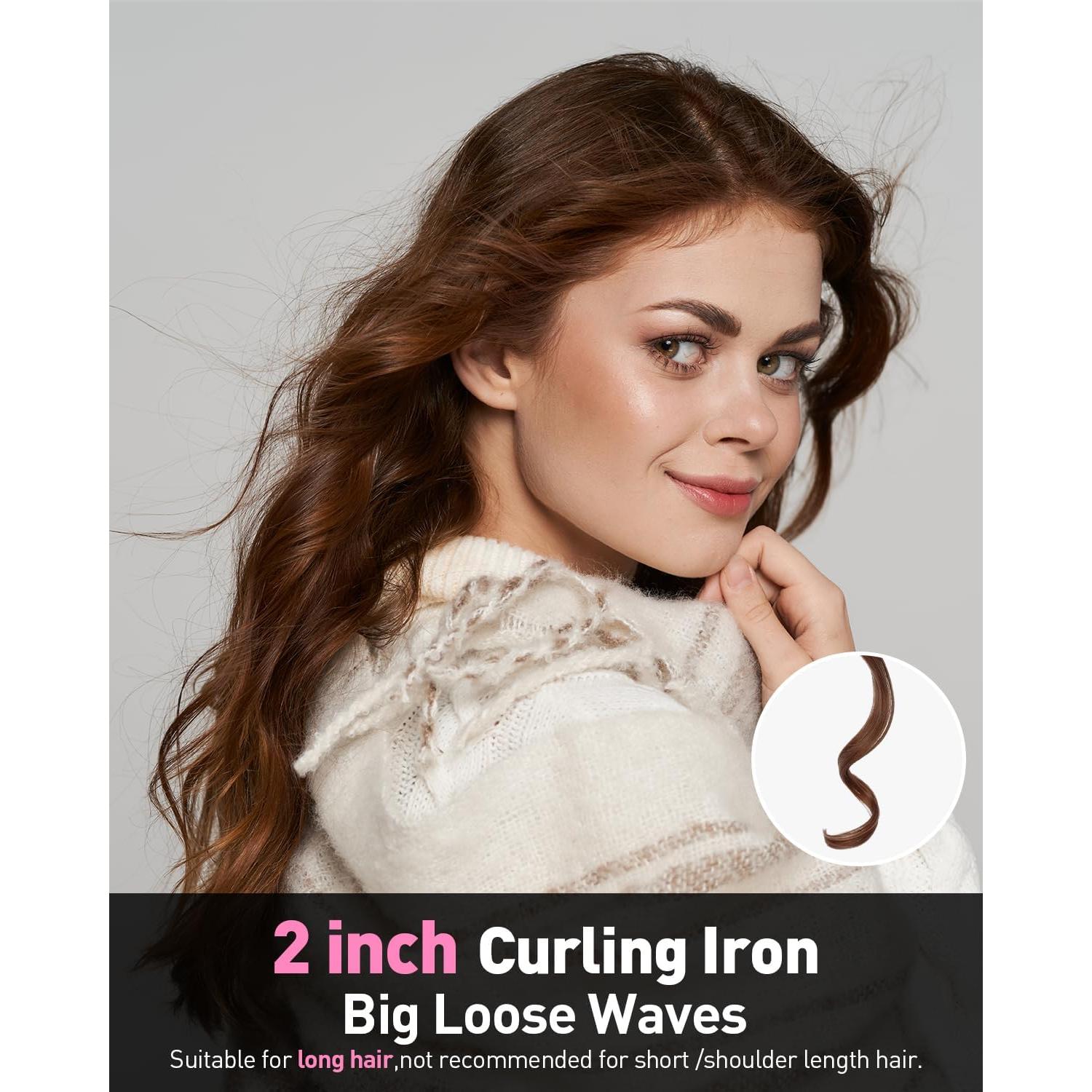 Plancha de Rizar YEEGOR 5.08 cm Doble Voltaje 12 Temperaturas