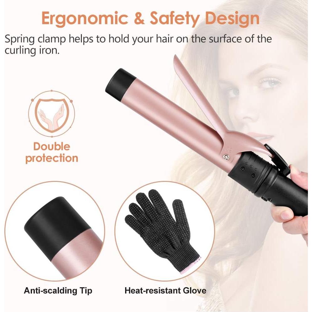 Plancha de Rizar 6 en 1 Uvistare con Barriles Cerámicos Intercambiables