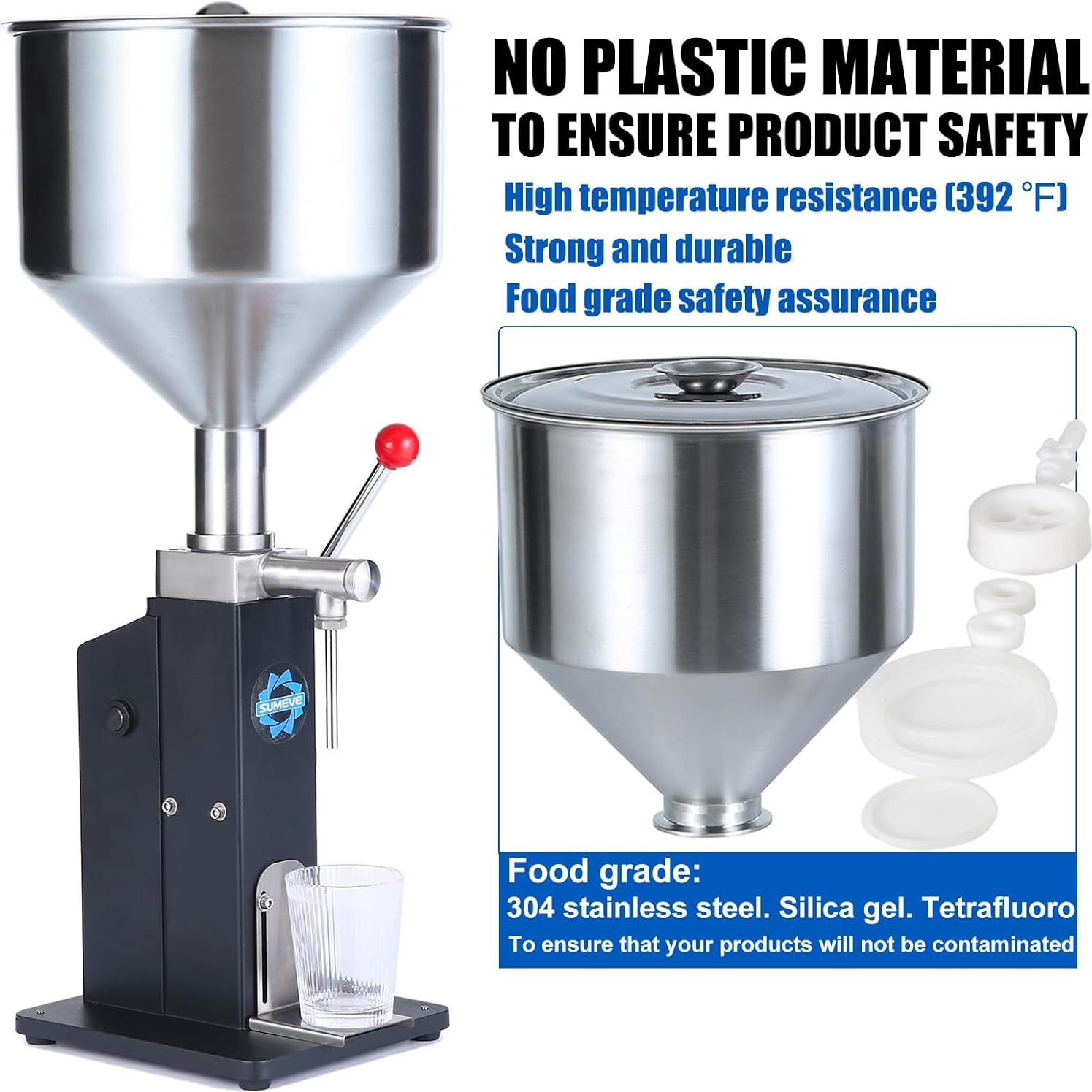 Llenadora Manual Sumeve A03 Pro 5-55ml para Líquidos y Pastas