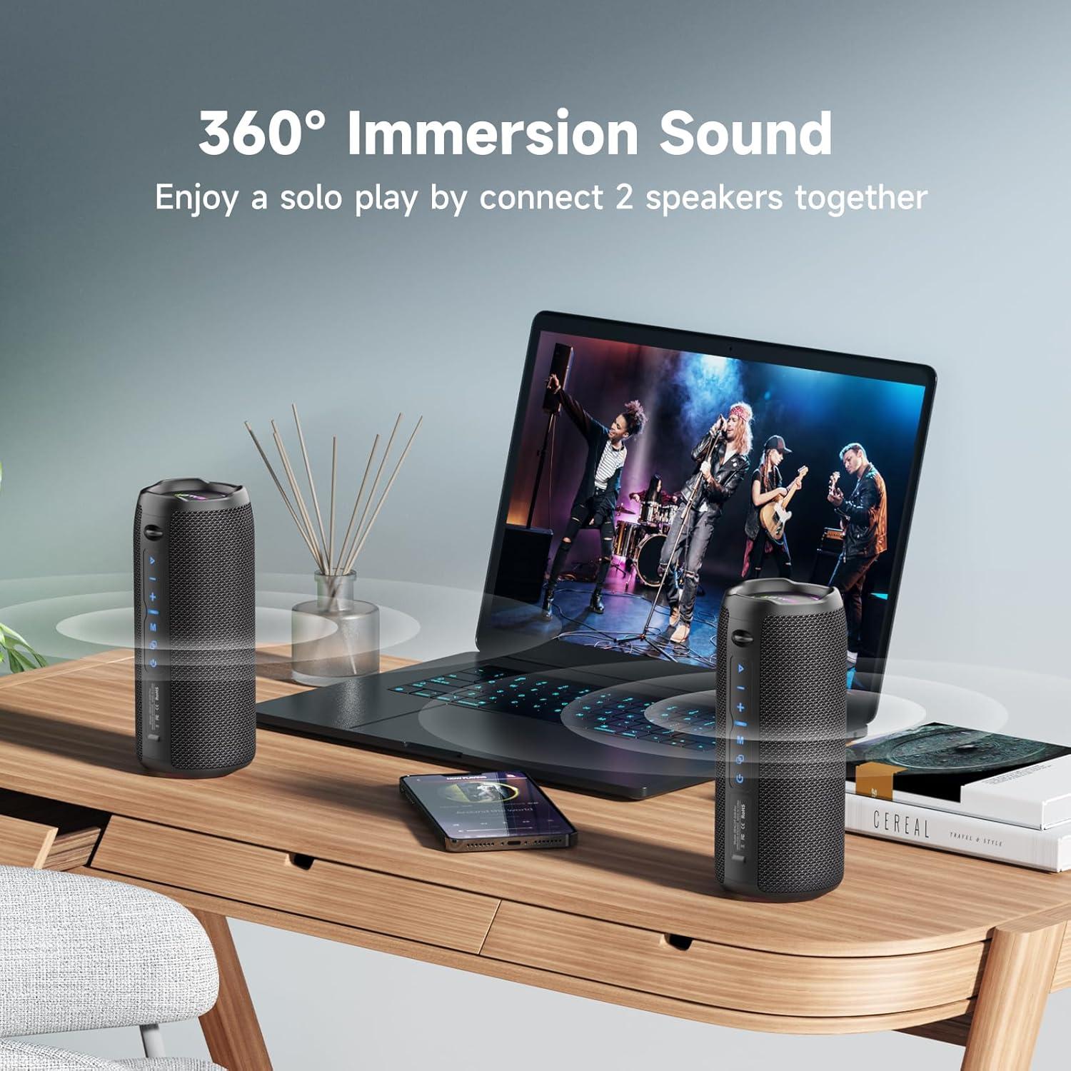 Altavoz Bluetooth Portátil ZEALOT S49PRO 40W Impermeable IPX6