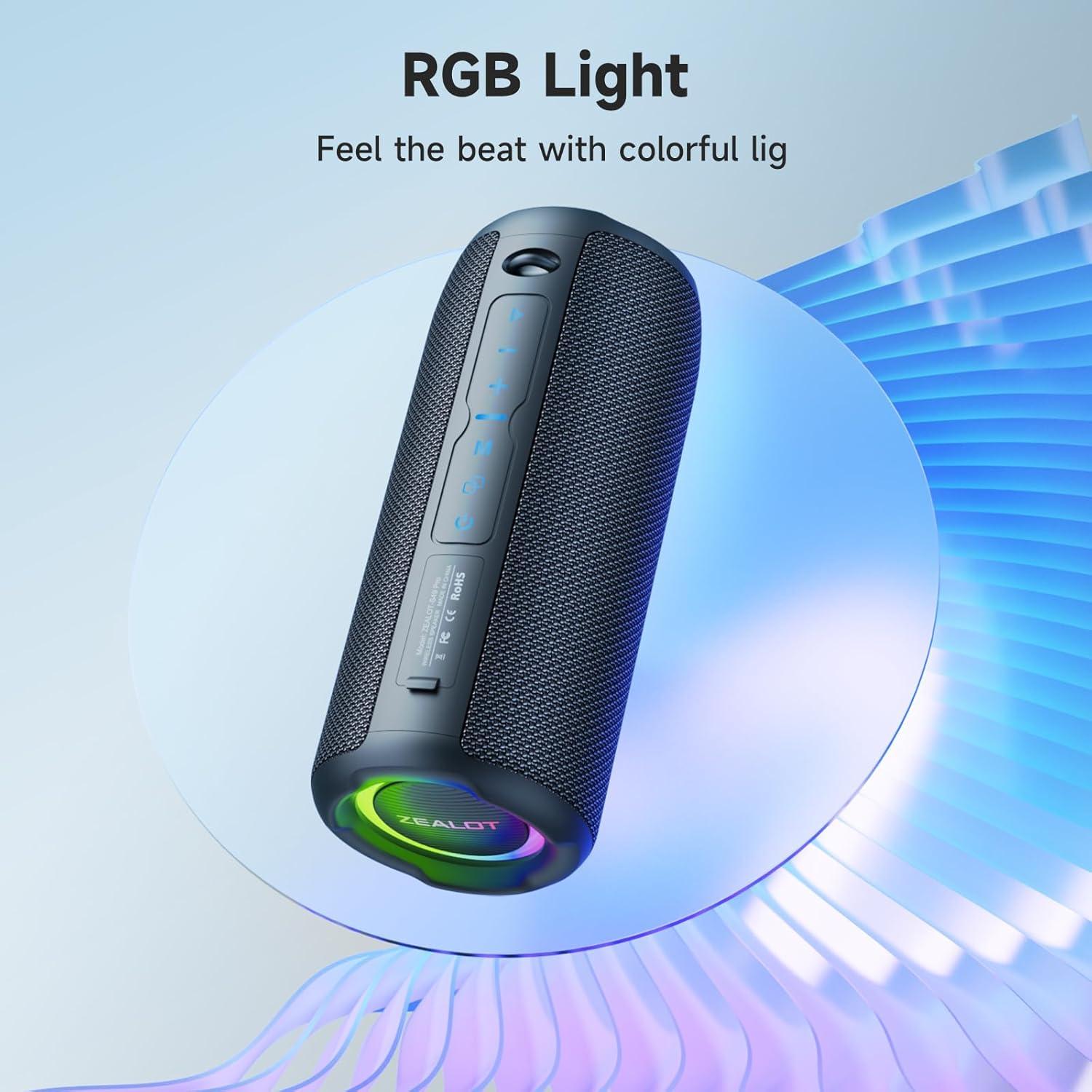 Altavoz Bluetooth Portátil ZEALOT S49PRO 40W Impermeable IPX6