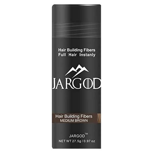 Fibras para Cabello JARGOD 27.5g - Volumen Instantáneo Marrón Medio
