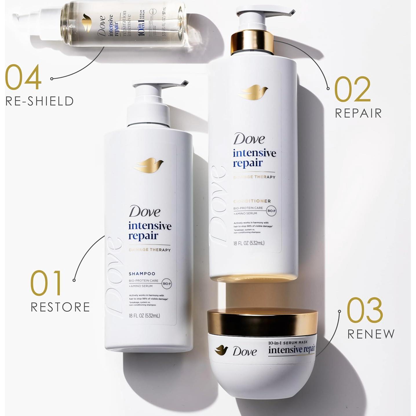 Sérum de Reparación Intensiva Dove 120g para Cabello Dañado