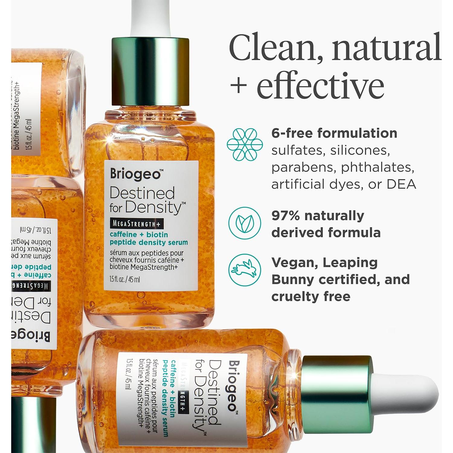 Sérum de Densidad Briogeo MegaStrength+ 44.36 ml Vegano