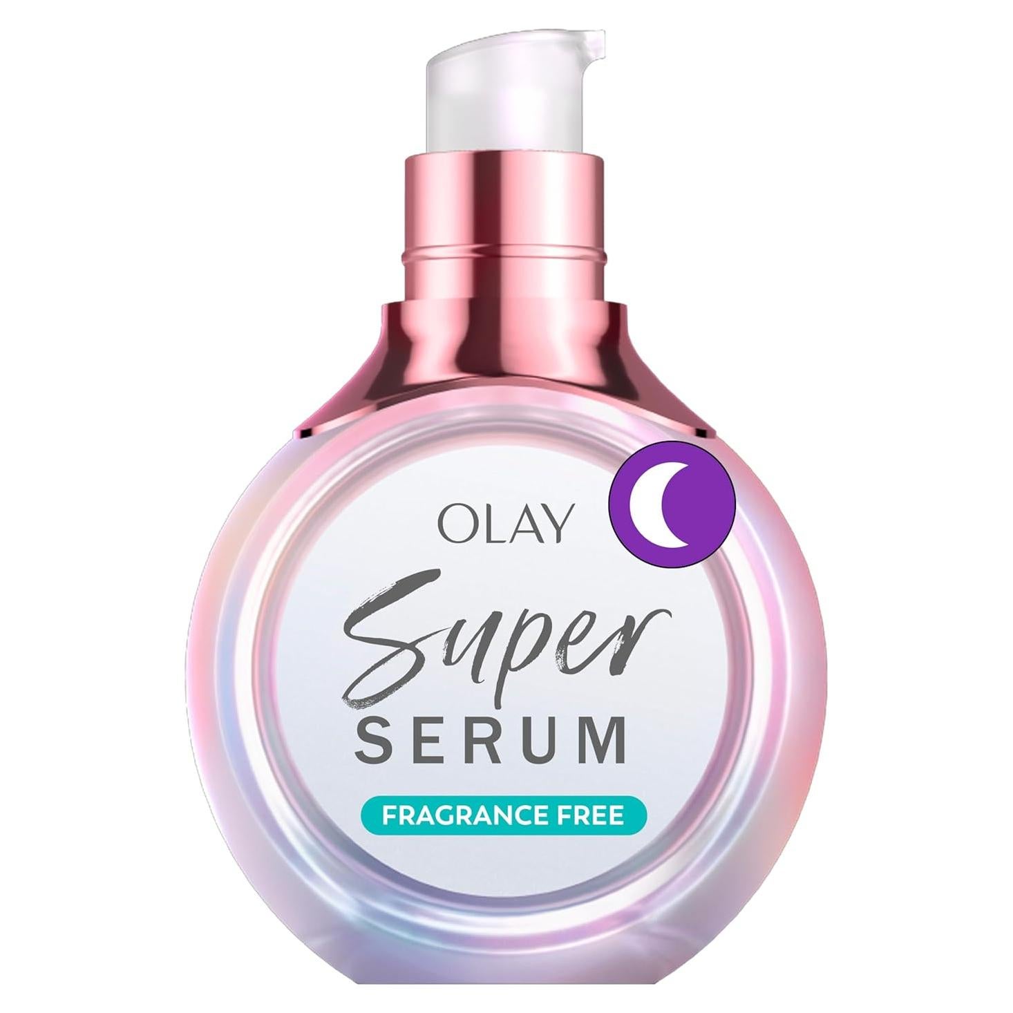 Olay Super Serum Nocturno Sin Fragancia 38 g - 5 en 1 Hidratante