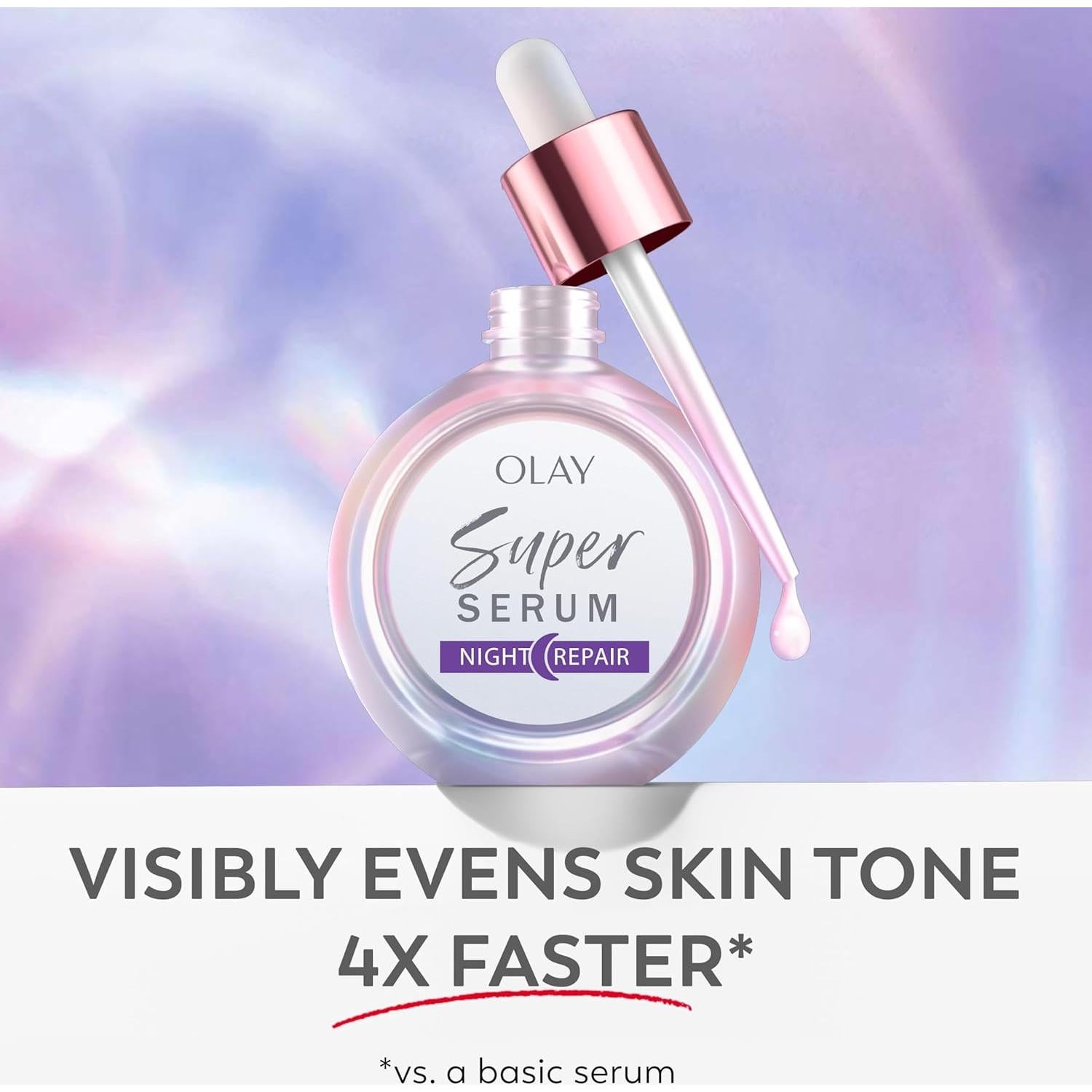 Olay Super Serum Nocturno Sin Fragancia 38 g - 5 en 1 Hidratante