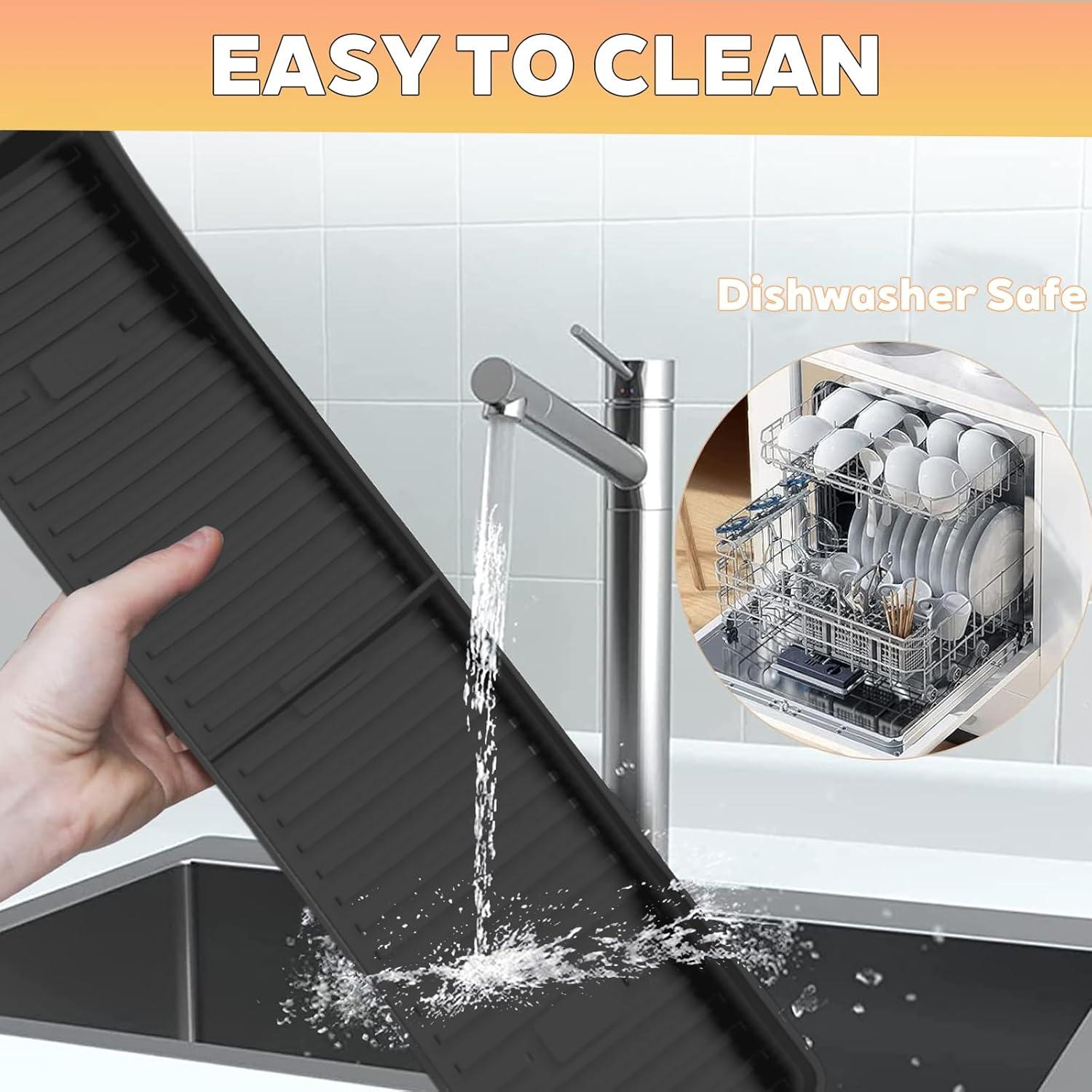 Estante Magnético de Silicona BoBoWalk 76 cm Negro para Cocina