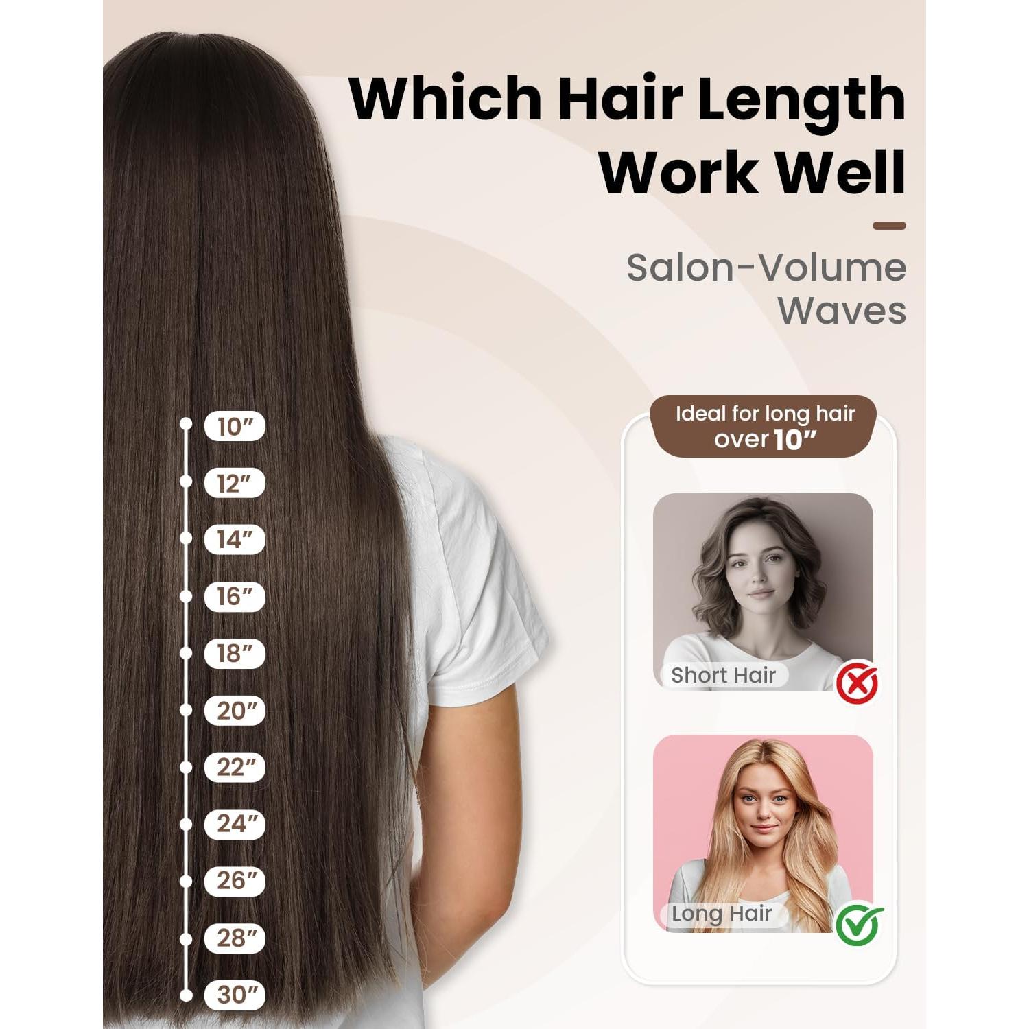 Plancha de Rizar Hoson 2 Pulgadas Cerámica 10 Temperaturas