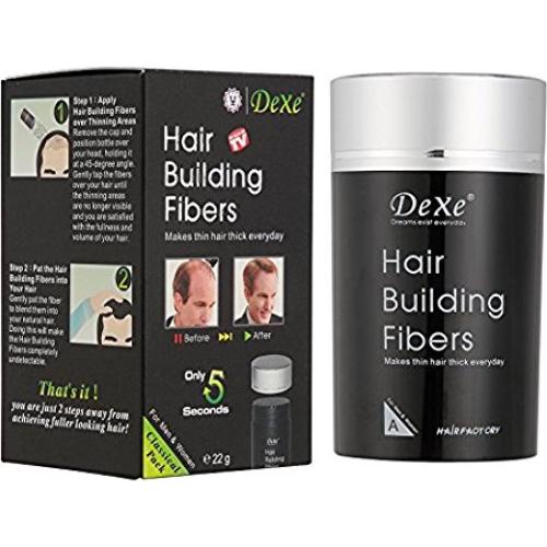 Fibras para Cabello Negro Dexe - 21.77g Espesante Unisex