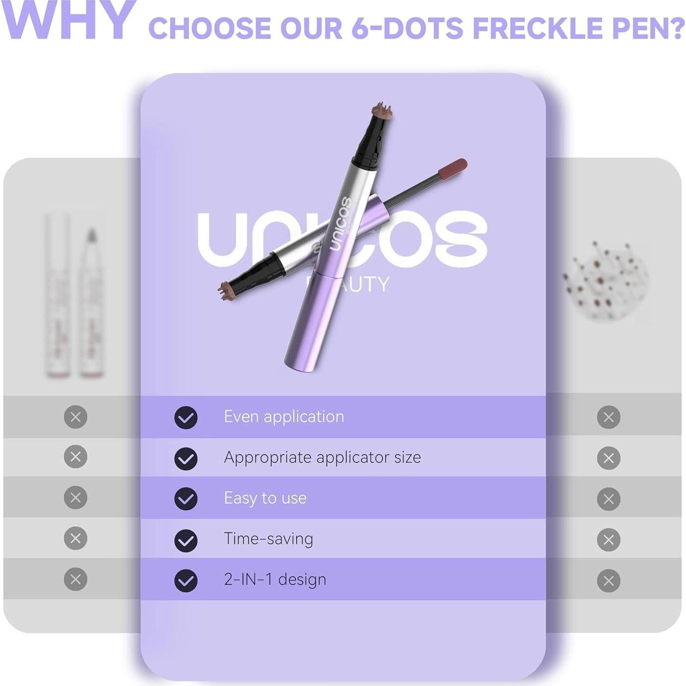 Bolígrafo de Pecas Unicos Sweetie Pie 2-en-1 Rubor Natural