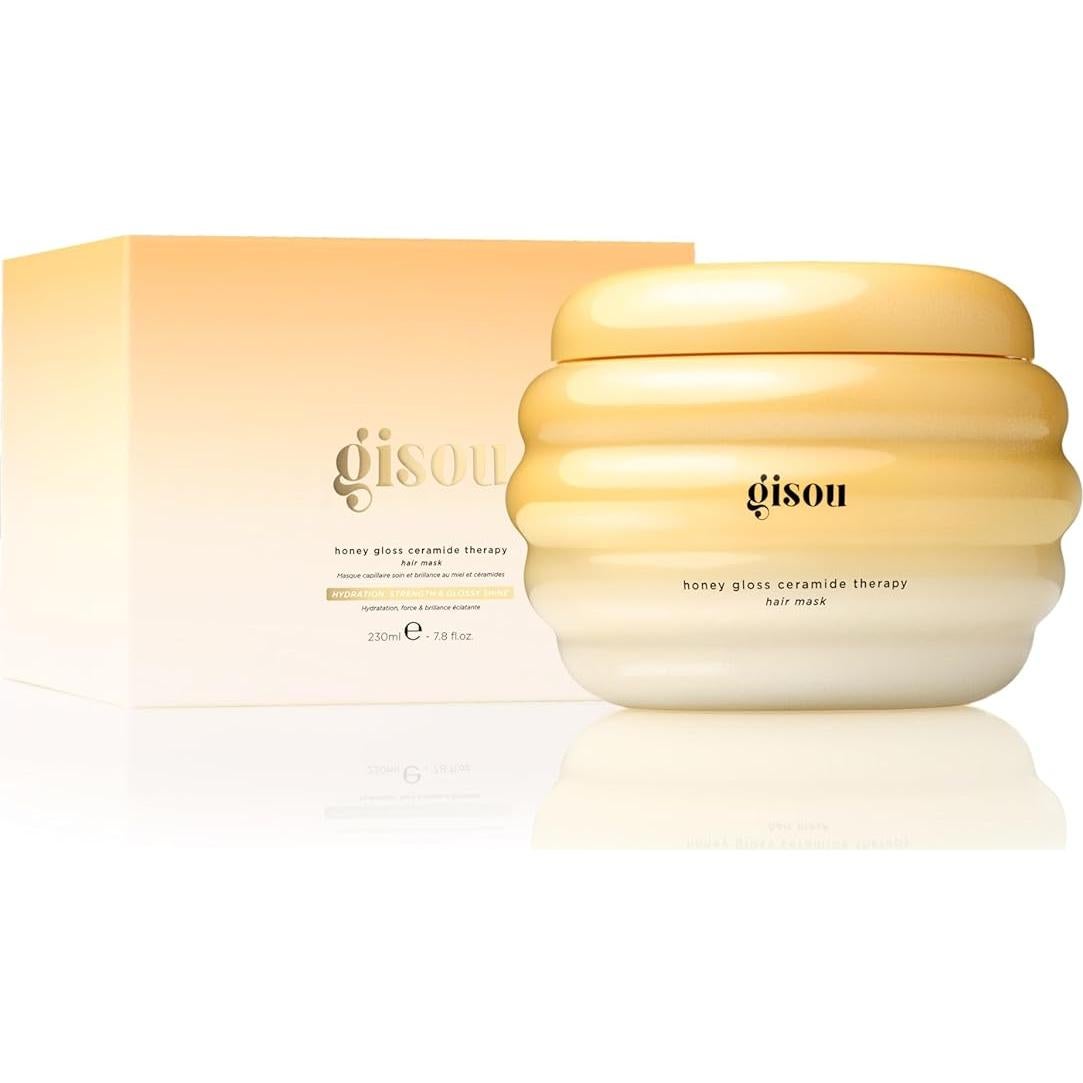 Máscara de Cabello Gisou Honey Gloss 420g - Hidratación y Brillo