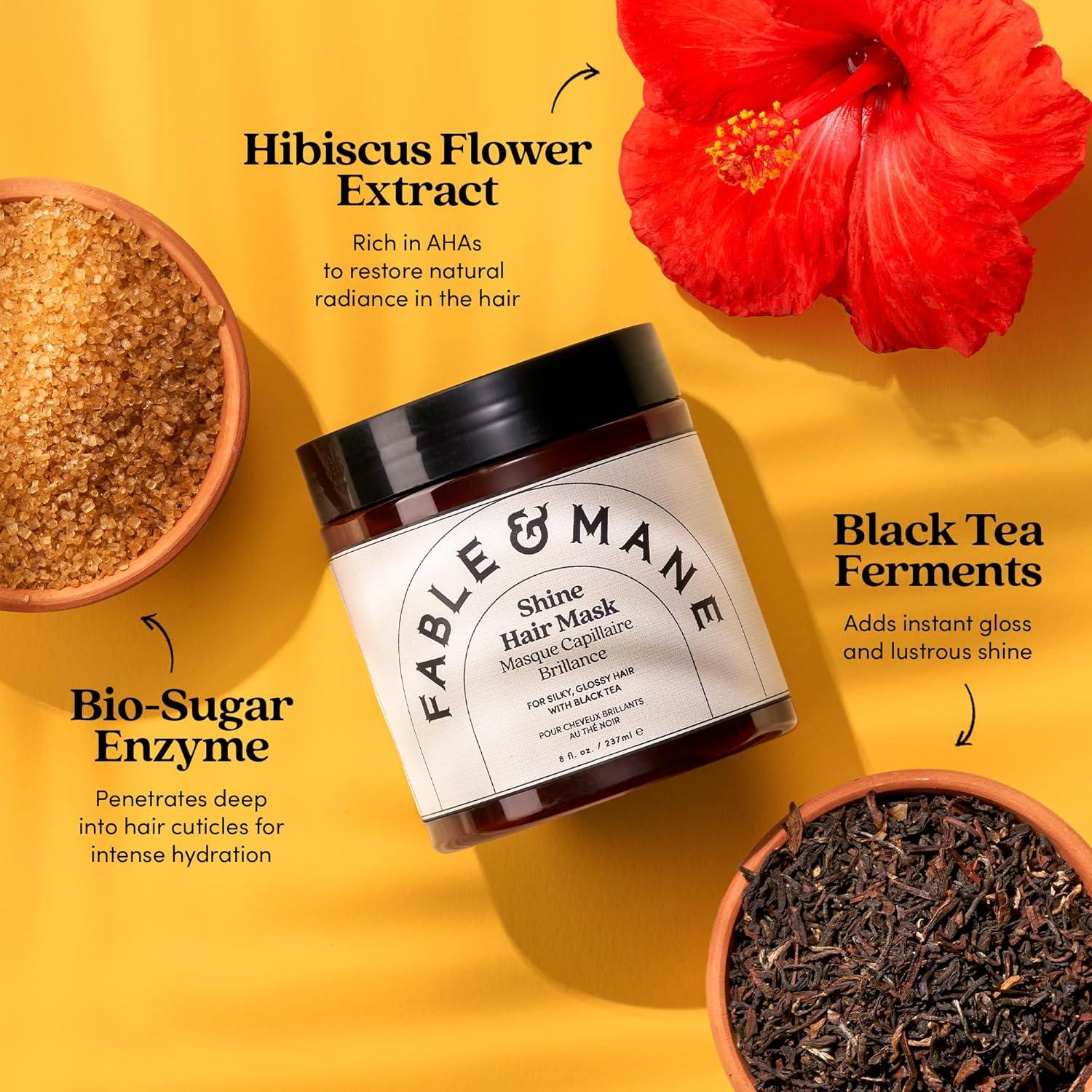 Máscara Capilar Fable & Mane Brillo y Control de Frizz 289g