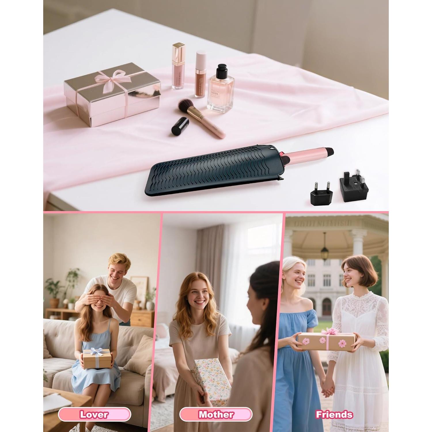 Mini Plancha de Rizar NFie Doble Voltaje 25.4 cm 210°C