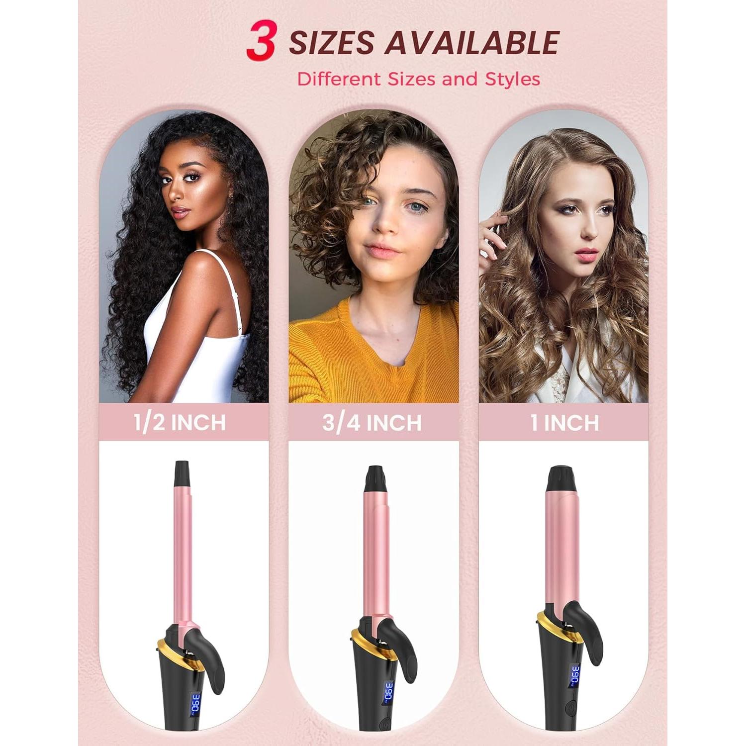 Mini Plancha de Rizar UKLISS 3/4" Doble Voltaje 5 Temperaturas