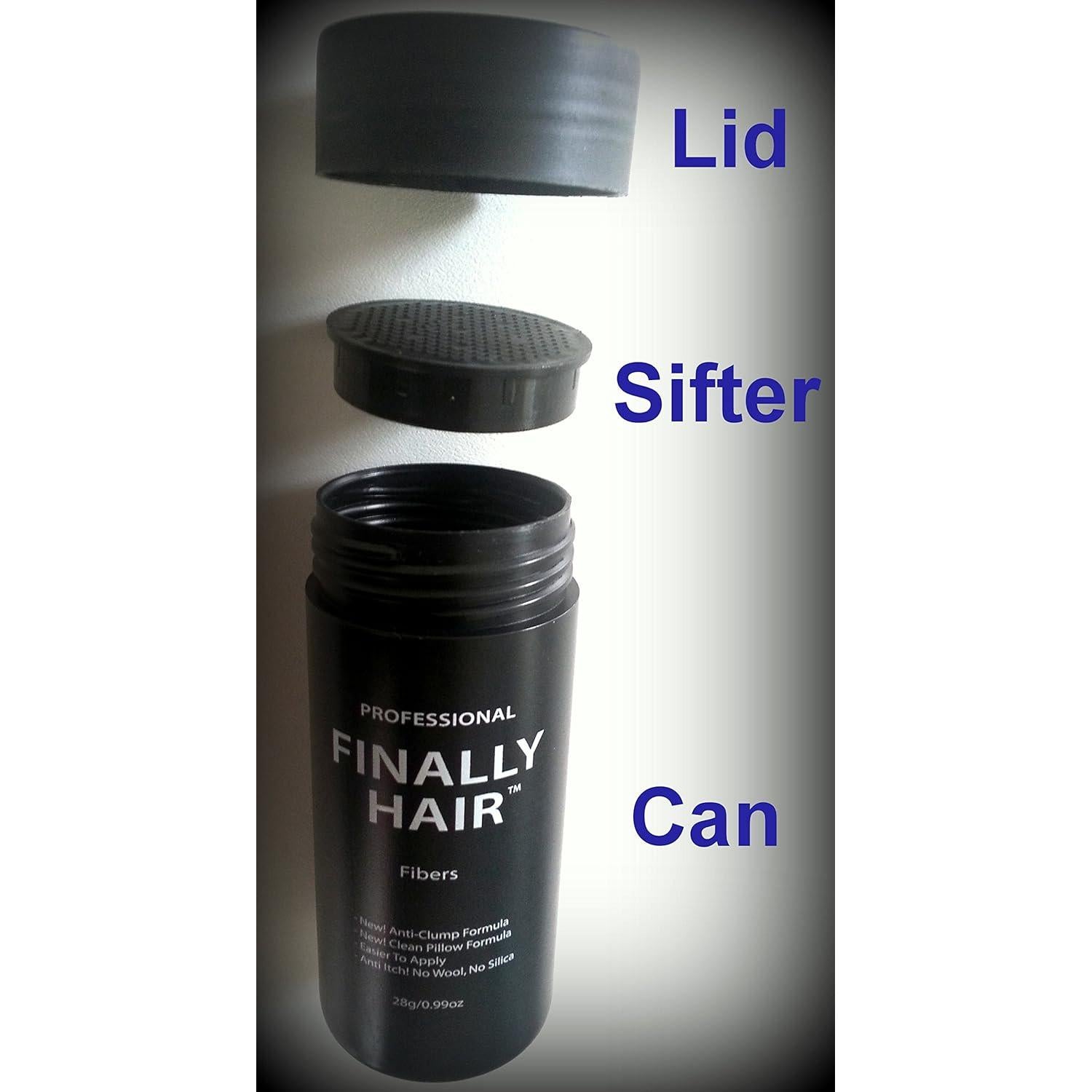 Fibras para el Cabello 200g Finally Hair Marrón Claro