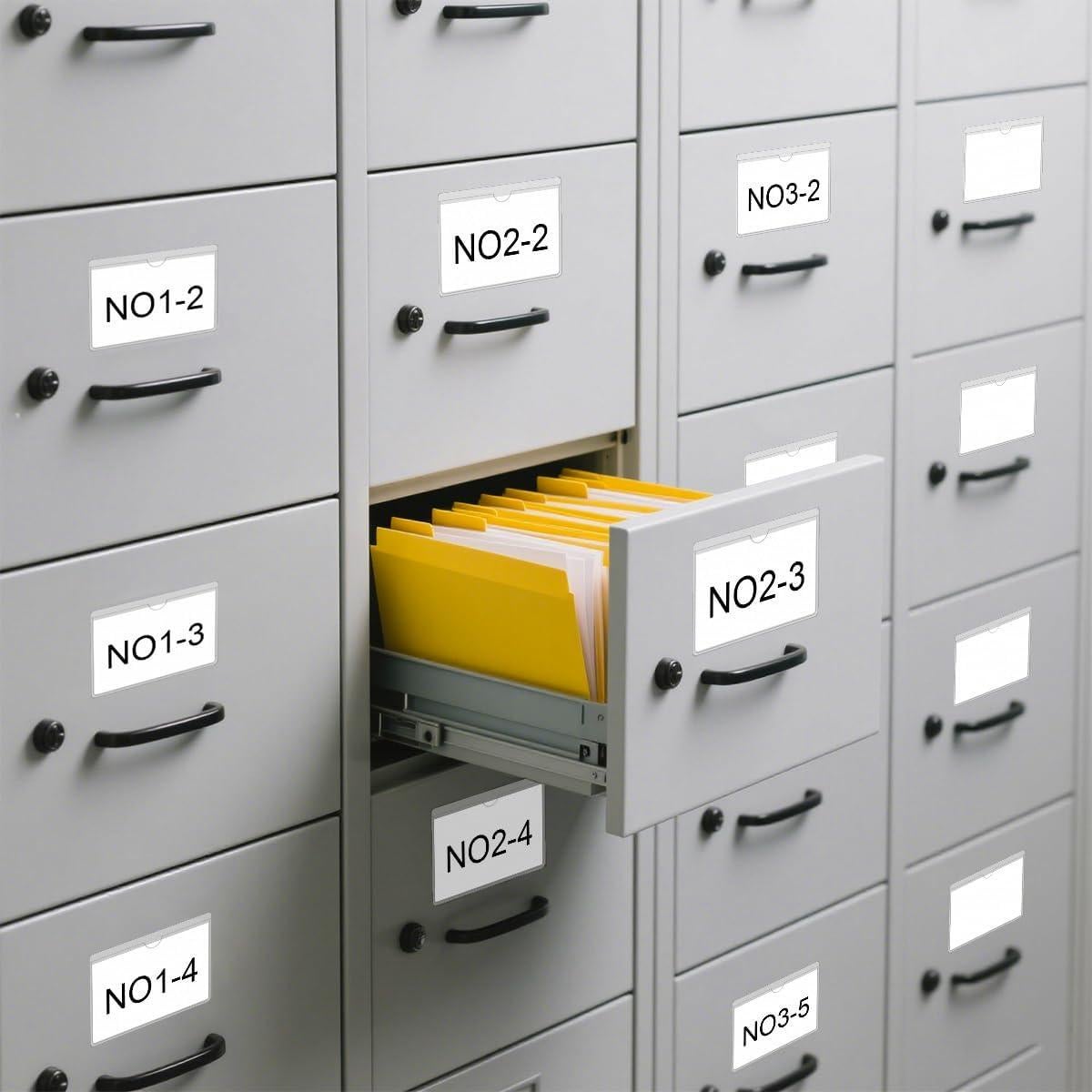 Paquete de 30 Sujetadores Adhesivos Transparentes SUMERX 3x5"