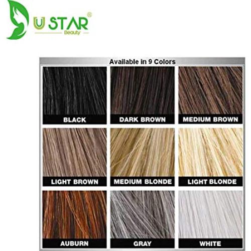 Fibras de Keratina USTAR para Cabello Marrón Medio 12g