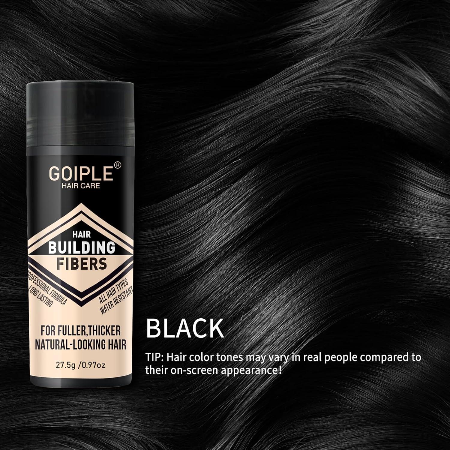 Juego de Aplicador de Fibra para Engrosar Cabello WOZUTUNT - Spray Voluminizador para Hombres