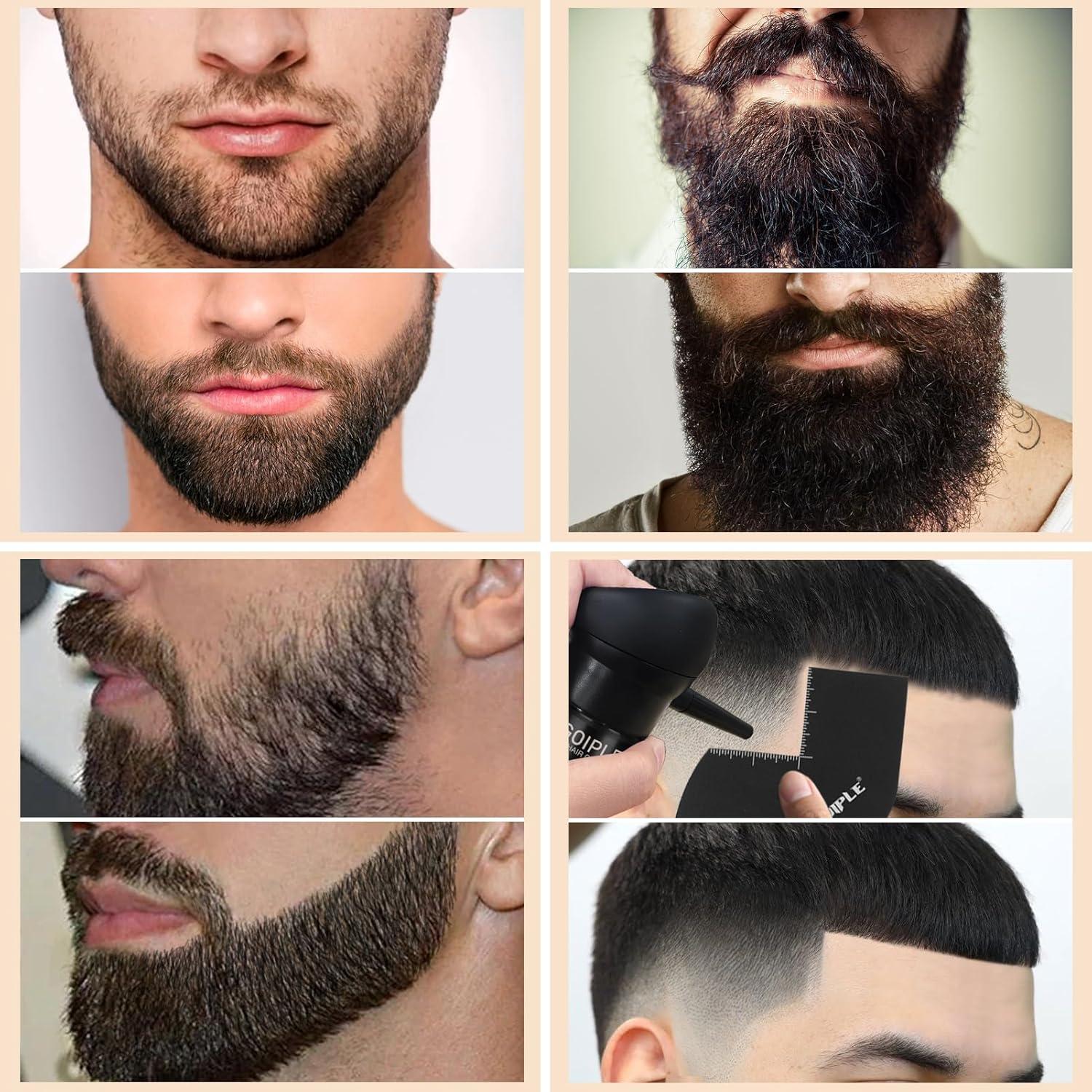 Juego de Aplicador de Fibra para Engrosar Cabello WOZUTUNT - Spray Voluminizador para Hombres