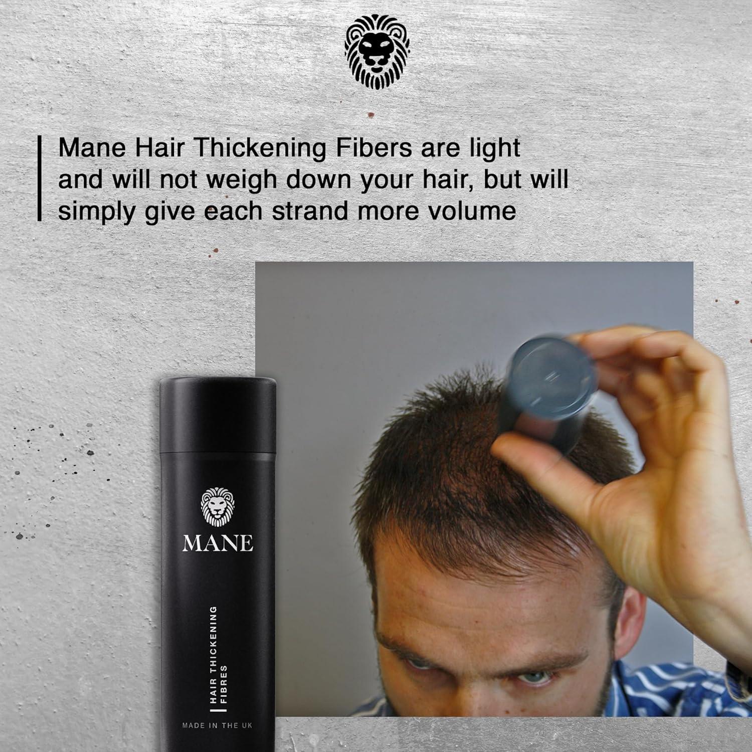 Fibra Capilar Mane para Cabello Fino y Ralo - Negro Azabache