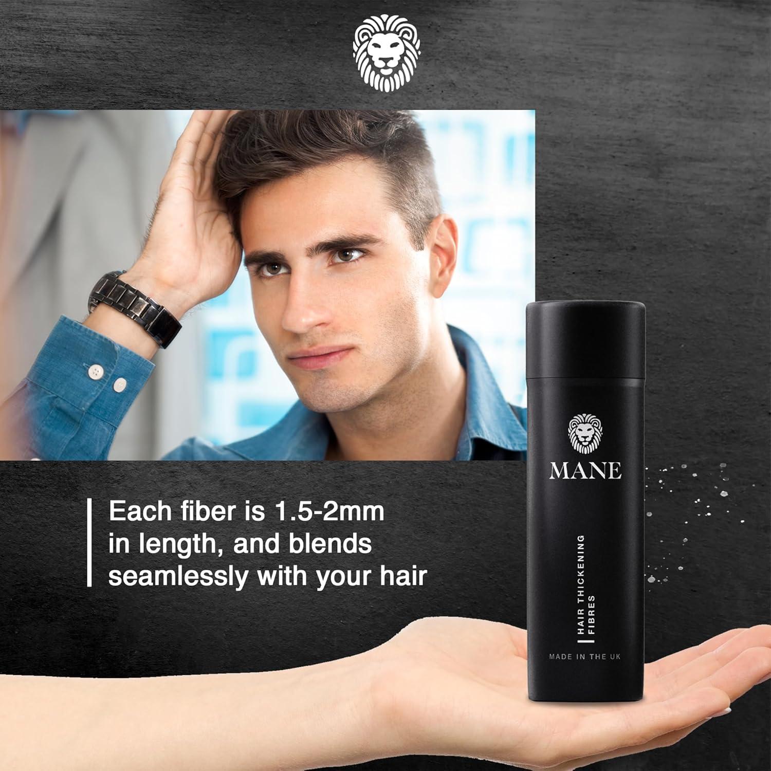 Fibra Capilar Mane para Cabello Fino y Ralo - Negro Azabache