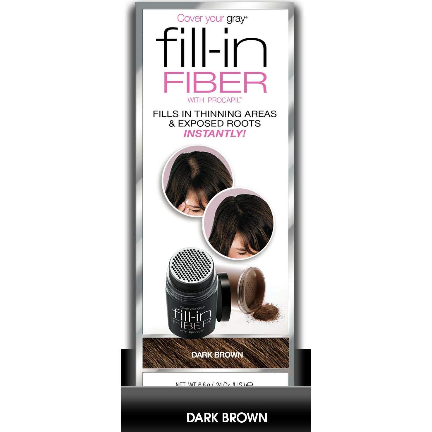 Cubre Tu Gris Pro Relleno Fibras Marrón Oscuro 150g