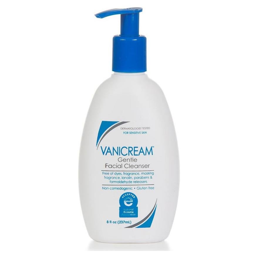 Limpiador Facial Suave Vanicream 236.6 ml para Piel Sensible