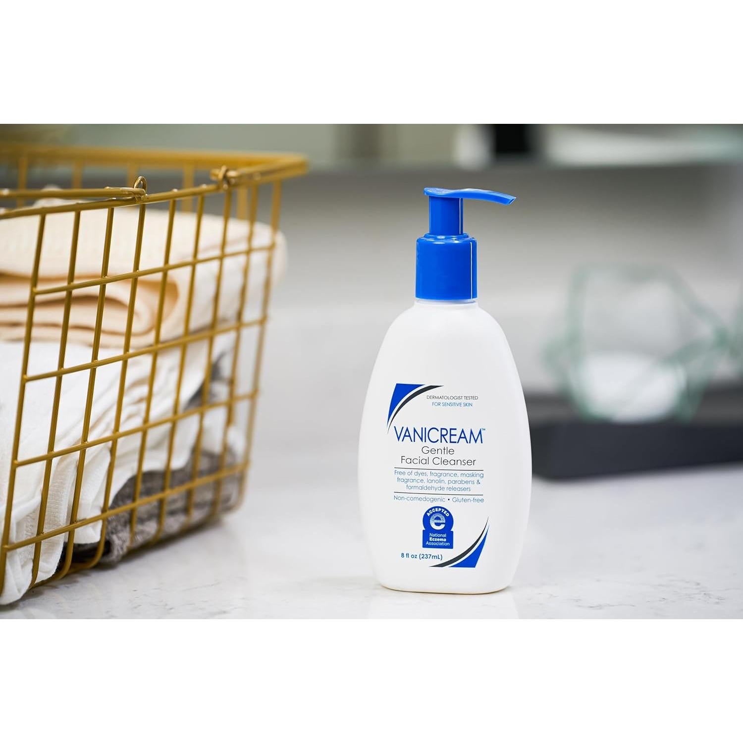 Limpiador Facial Suave Vanicream 236.6 ml para Piel Sensible