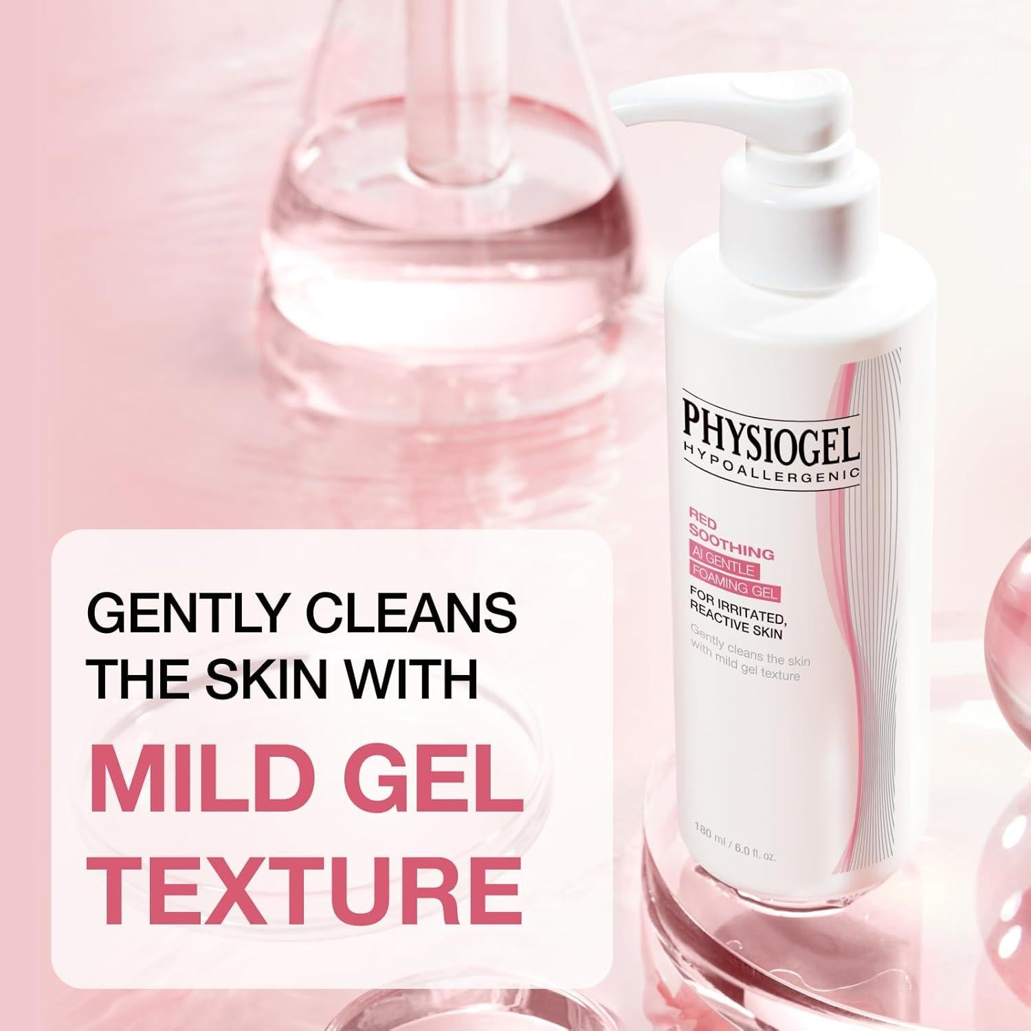 Limpiador Facial Espumoso Physiogel 230g para Piel Sensible