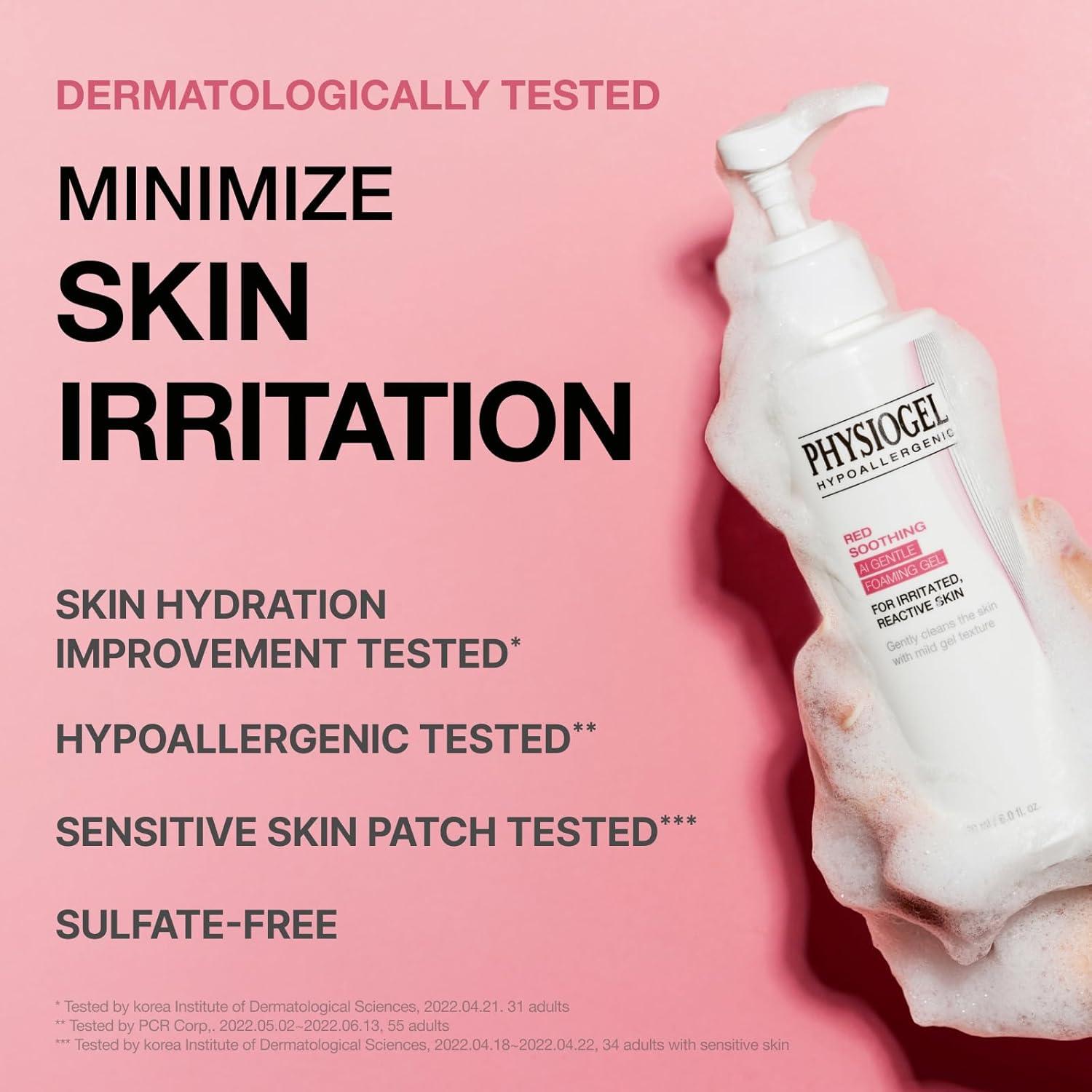 Limpiador Facial Espumoso Physiogel 230g para Piel Sensible