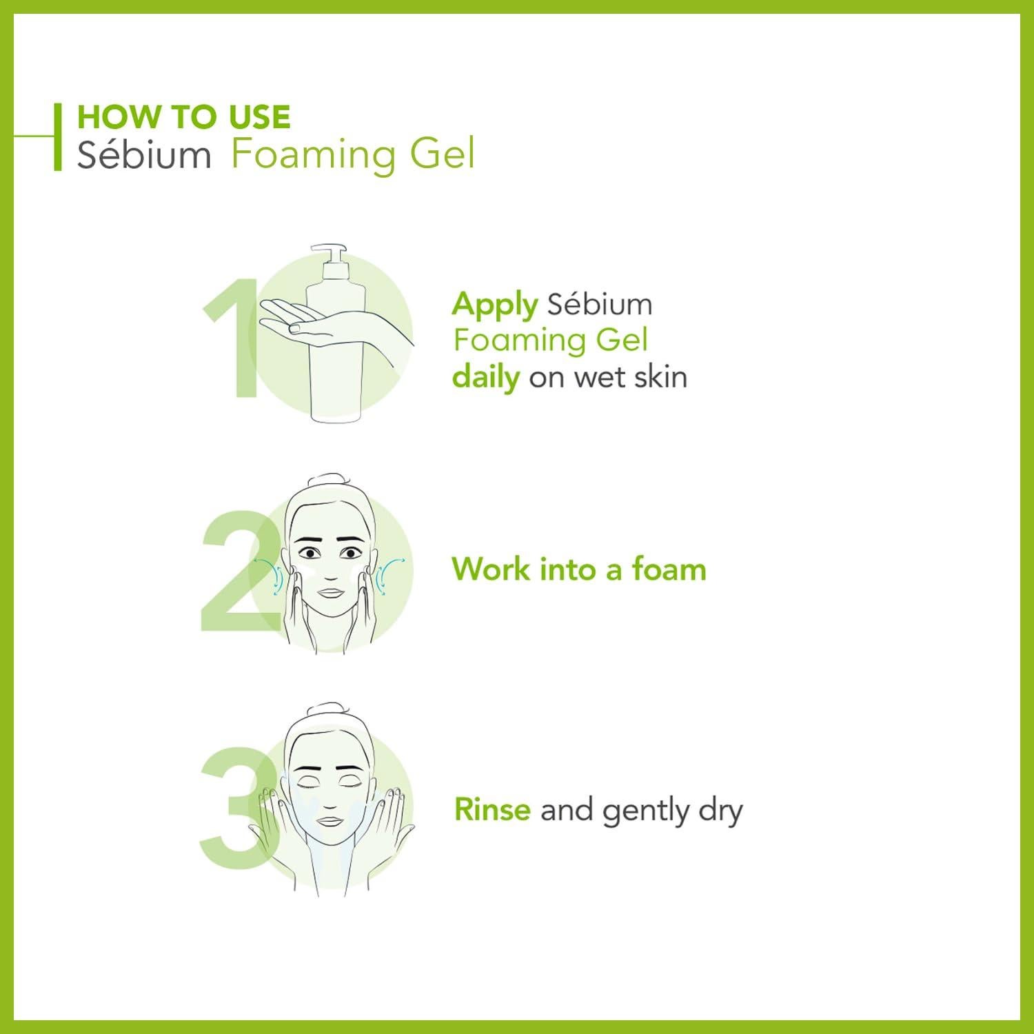 Gel Espumoso Facial Bioderma Sébium 495 ml - Limpiador Purificante