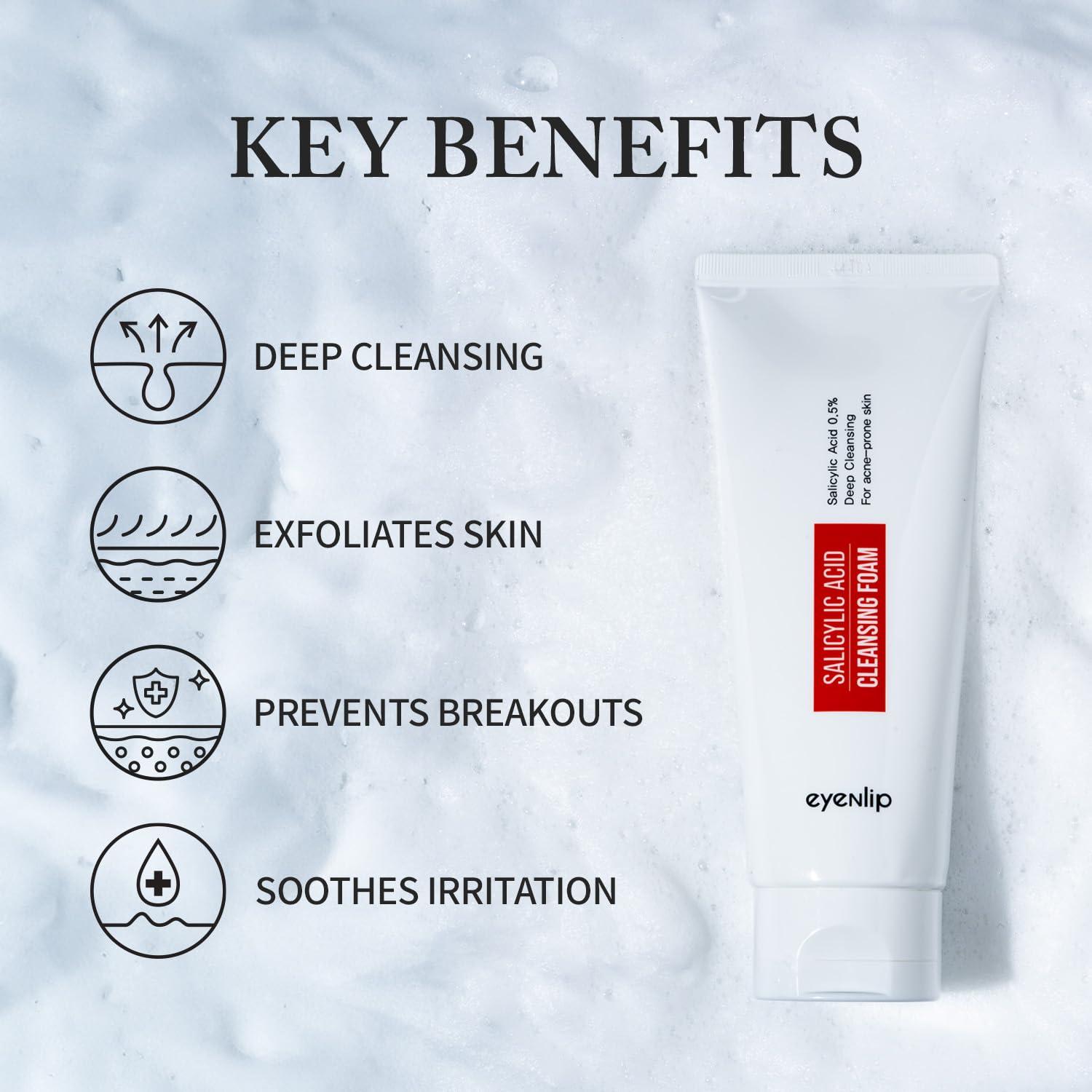 Espuma Limpiadora Facial Ácido Salicílico 150 ml - Cuidado Piel Coreano