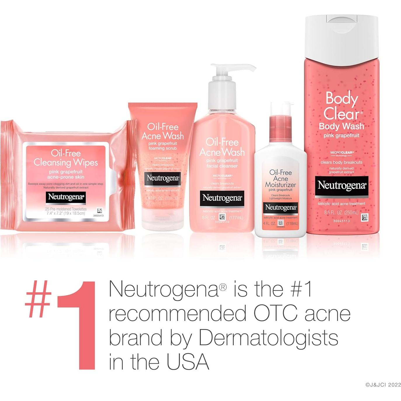 Limpiador Facial para Acné Neutrogena 198 ml x3 Sin Aceite