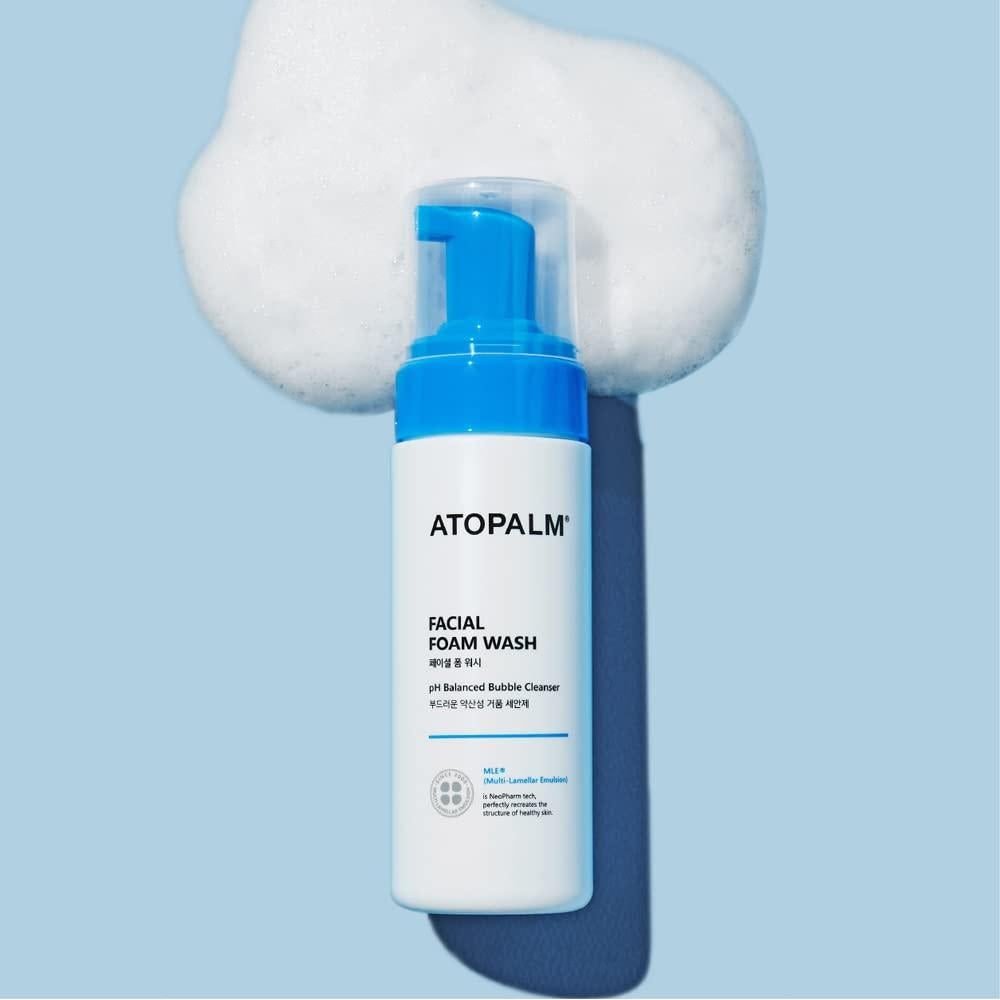 ATOPALM Jabón Facial Espumoso Hipoalergénico 150ml para Bebés
