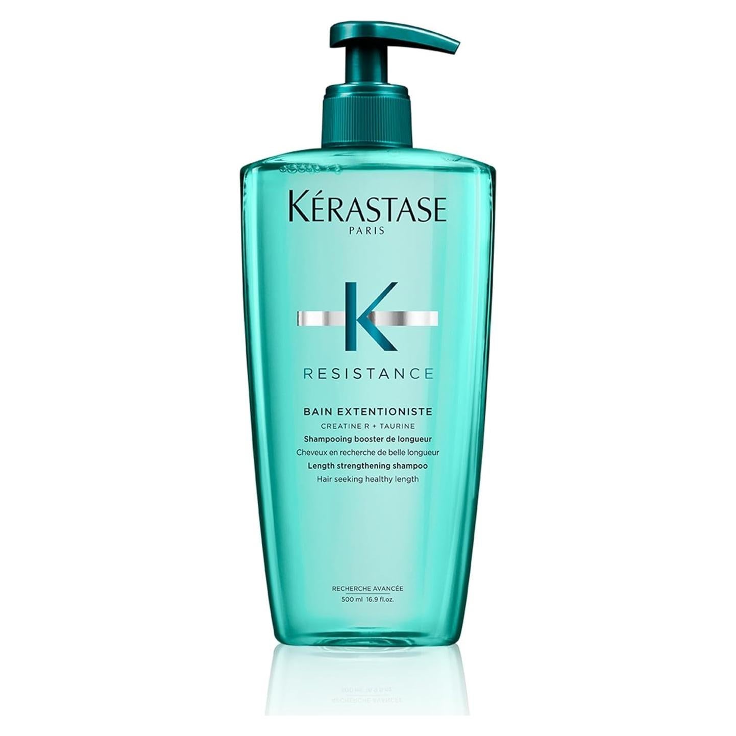 Champú Kerastase Resistance Bain Extentioniste 500 ml - Fortalecedor para Cabello Dañado