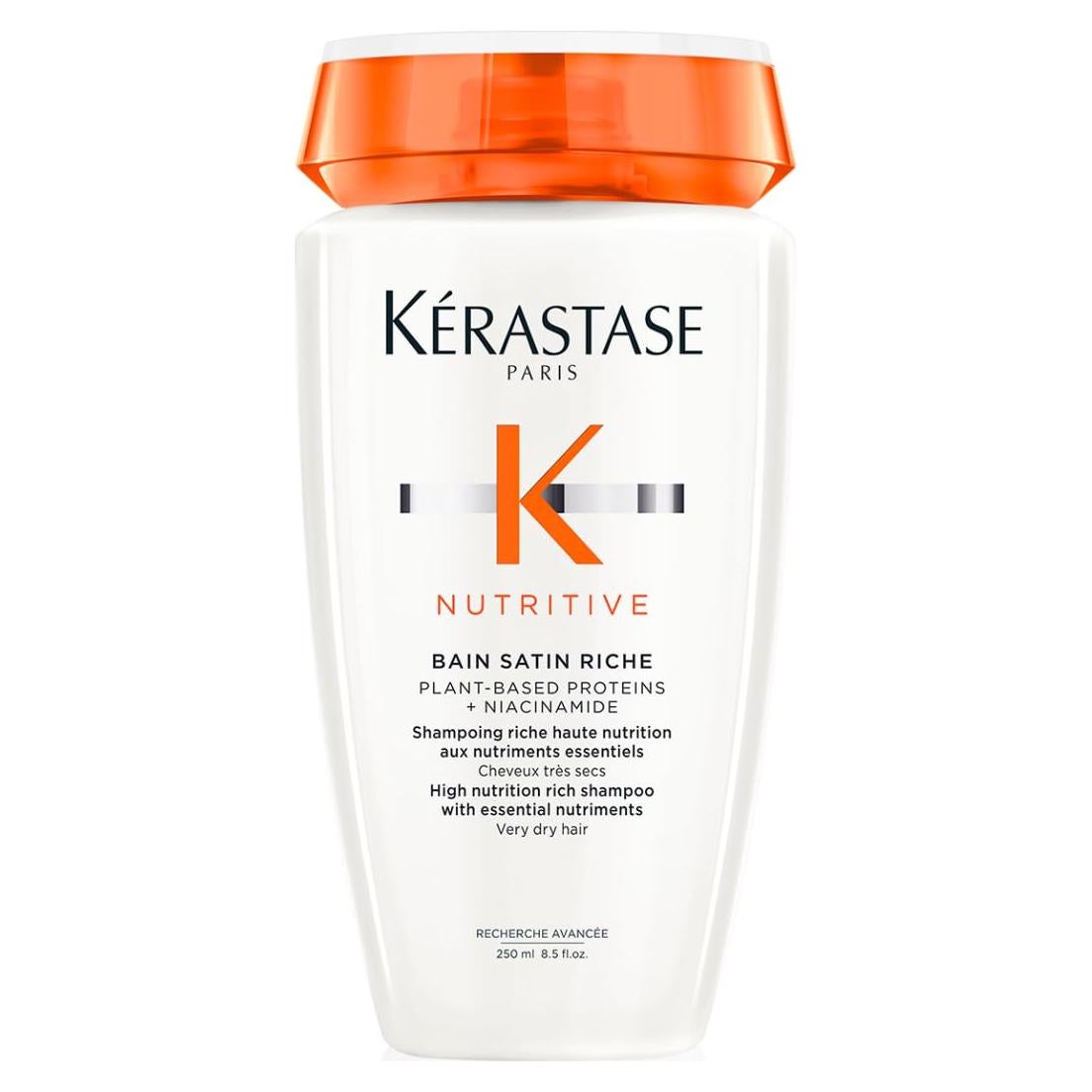 Champú KERASTASE Nutritive Bain Satin Riche 250 ml - Hidratación Profunda