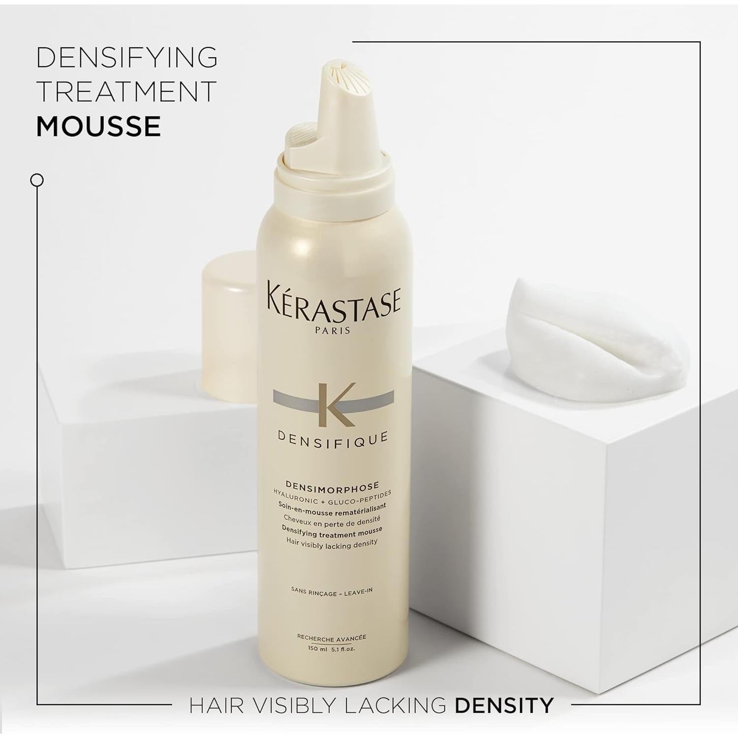 Mousse Engrosante Kerastase Densifique 142g - Volumen y Brillo