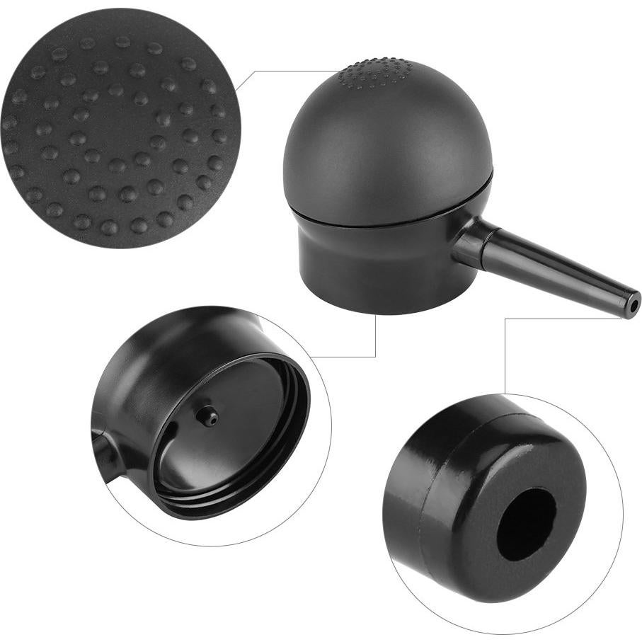 Atomizador de Aplicación de Fibra Capilar Negro