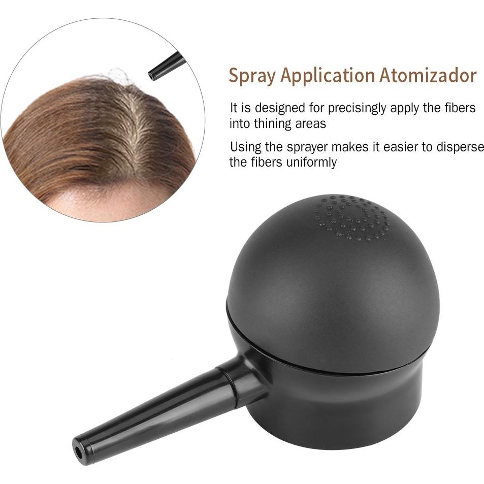 Atomizador de Aplicación de Fibra Capilar Negro