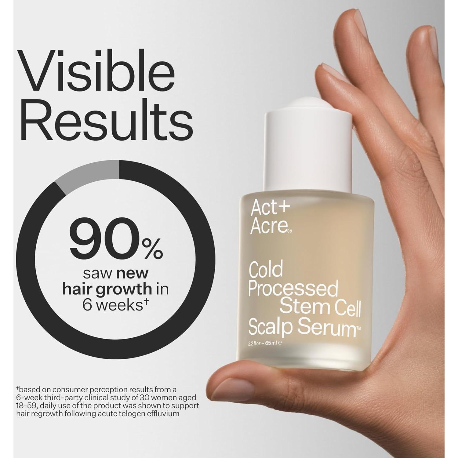 Suero de Células Madre Act+Acre 65 ml | Hidrata y Fortalece Cabello