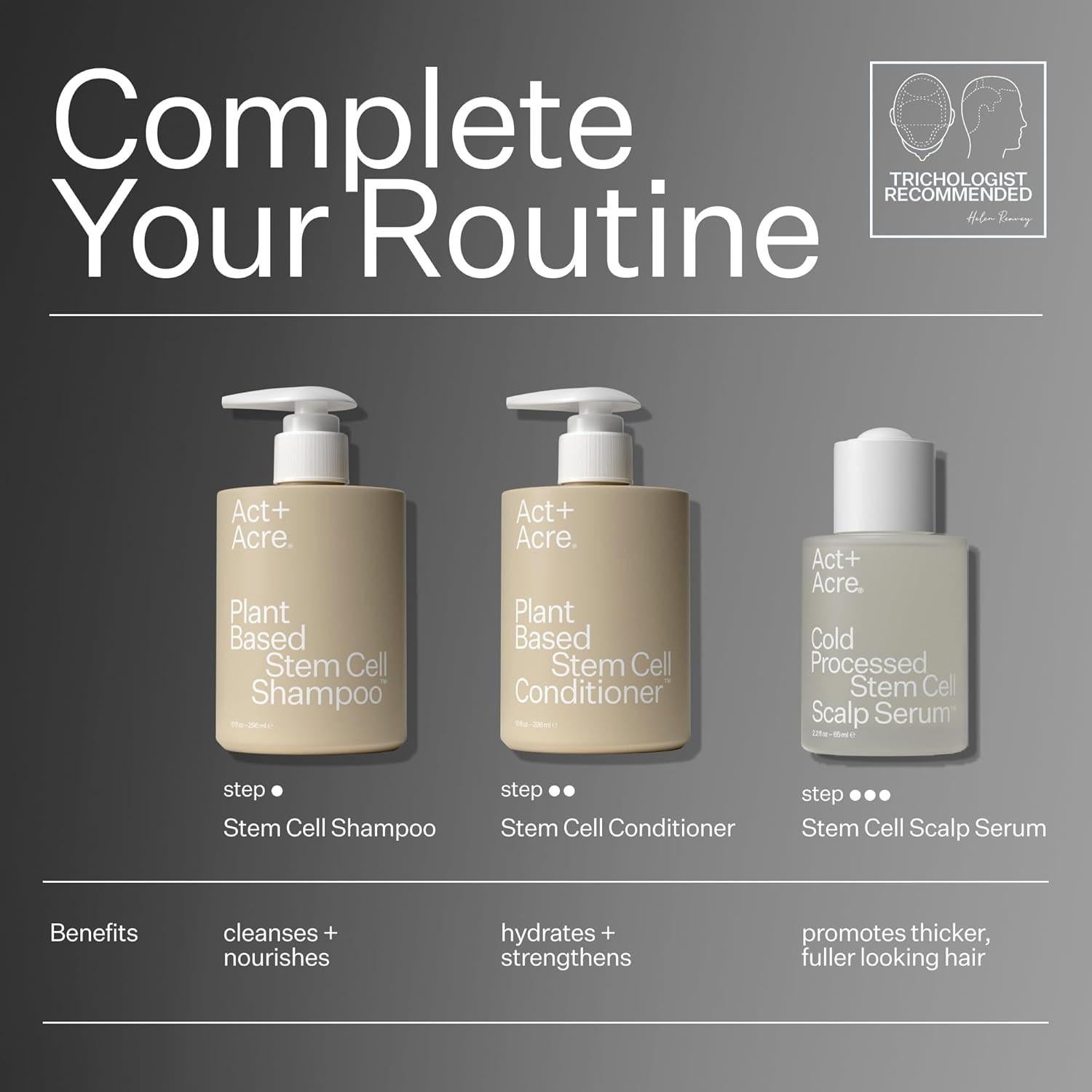 Suero de Células Madre Act+Acre 65 ml | Hidrata y Fortalece Cabello