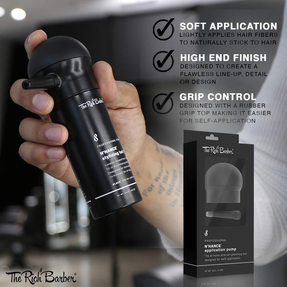 Aplicador de Fibras para Cabello El Rico Barbero - Natural y Duradero