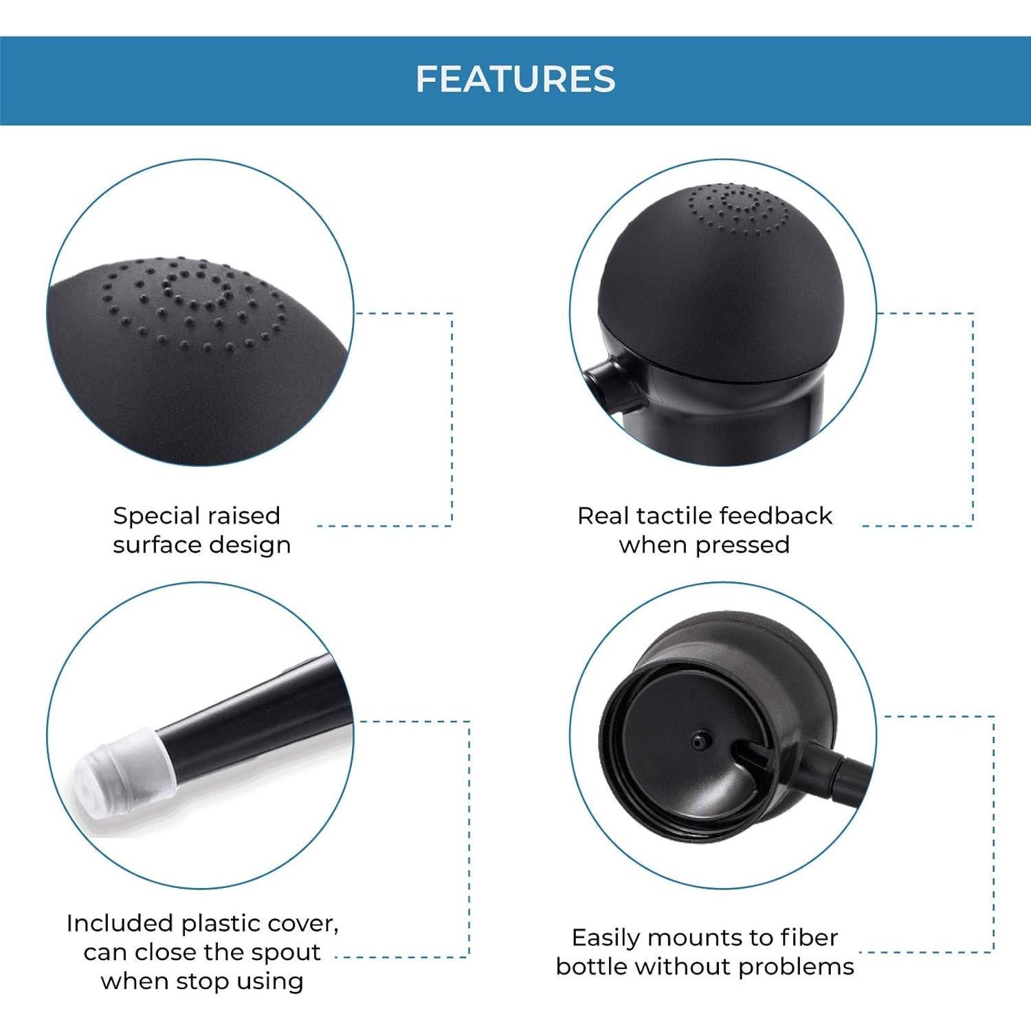 Atomizador de Spray para Fibra Capilar Fulinlin - Precisión y Efecto Natural