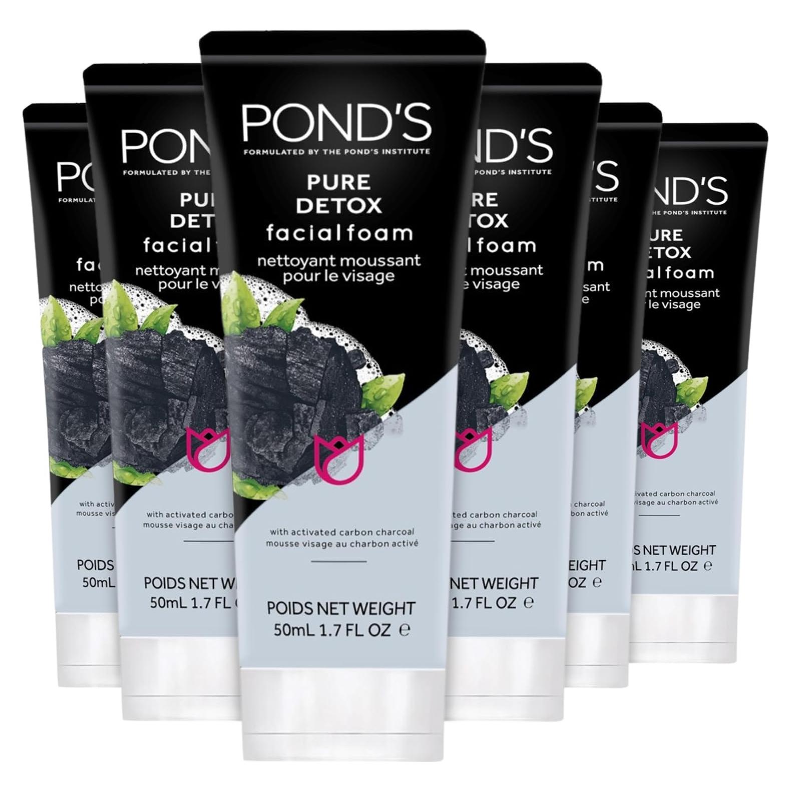 Limpiador Facial Espuma POND'S Pure Detox 48g - Carbón Activado
