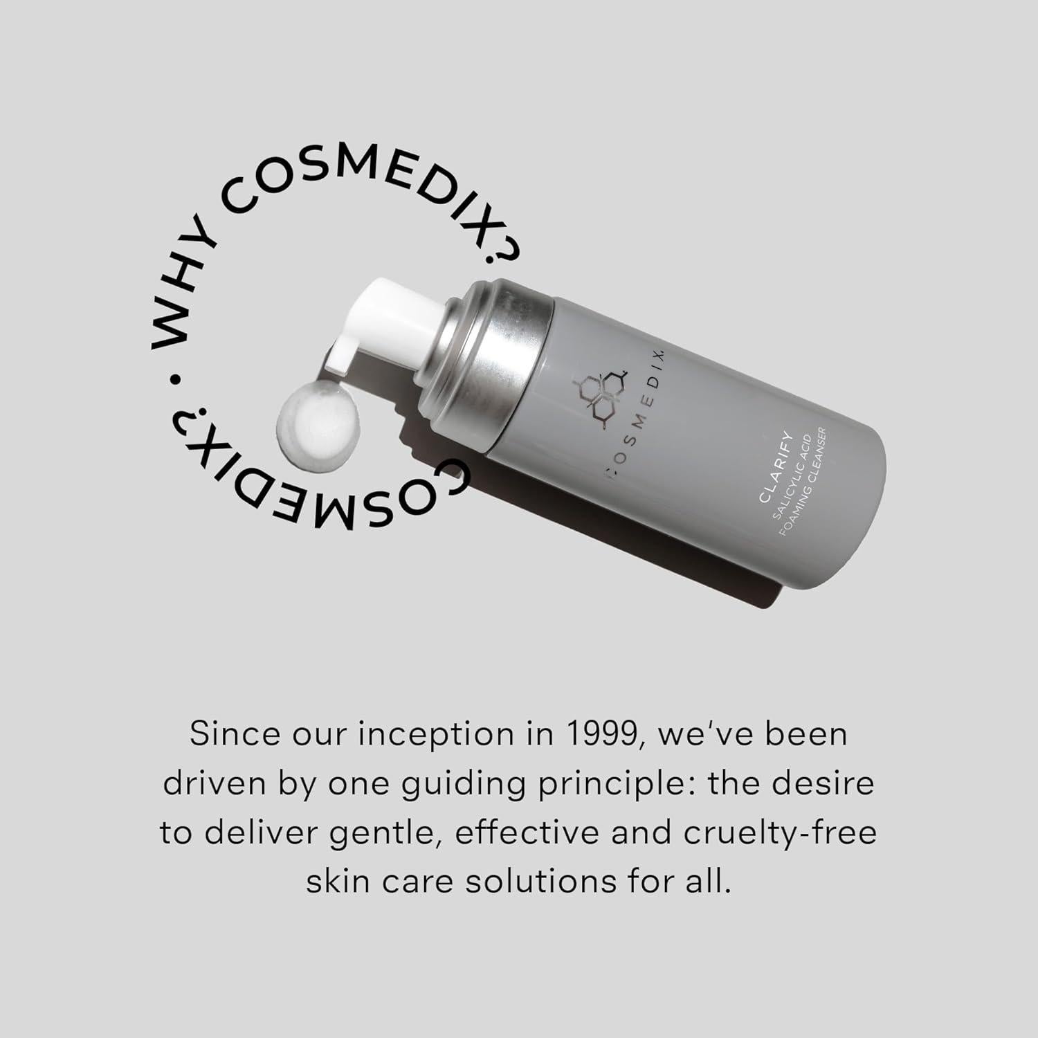 Limpiador Facial Espumoso COSMEDIX con Ácido Salicílico 150ml