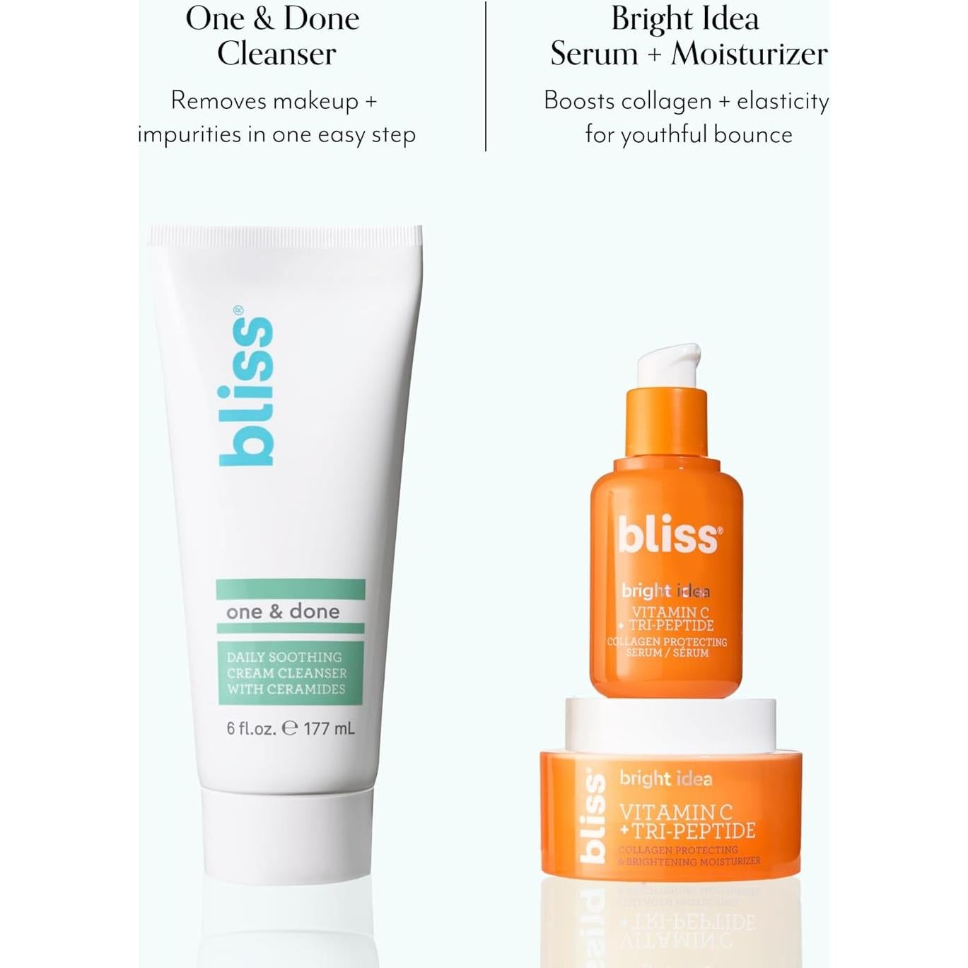Limpiador Facial Diario Bliss Uno y Listo con Ceramidas 177 ml