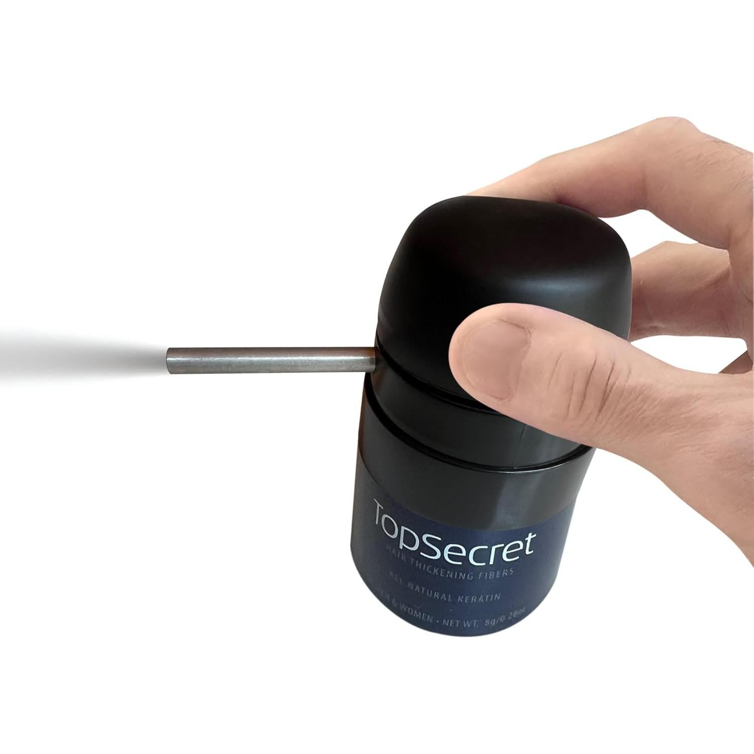 Aplicador de Fibra Capilar Top Secret - Spray Precisión - Negro