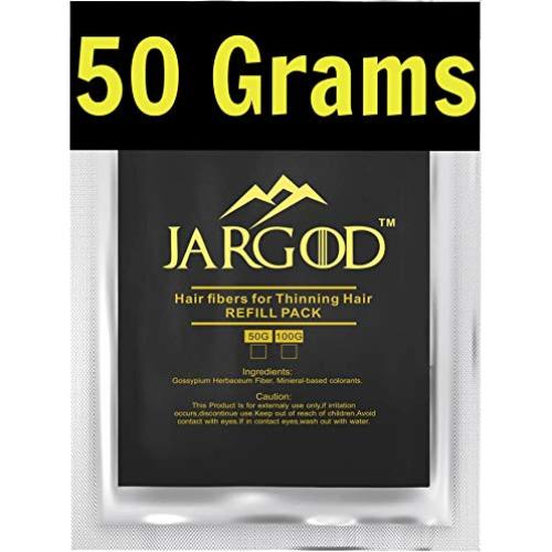 Fibras para Cabello Jargod 50g Marrón Oscuro - Corrector Pérdida