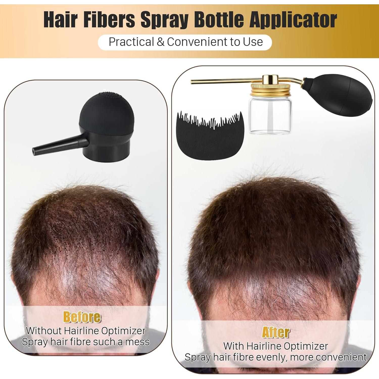 Spray de Fibra para Cabello Hohean con Boquilla Precisa 20cm